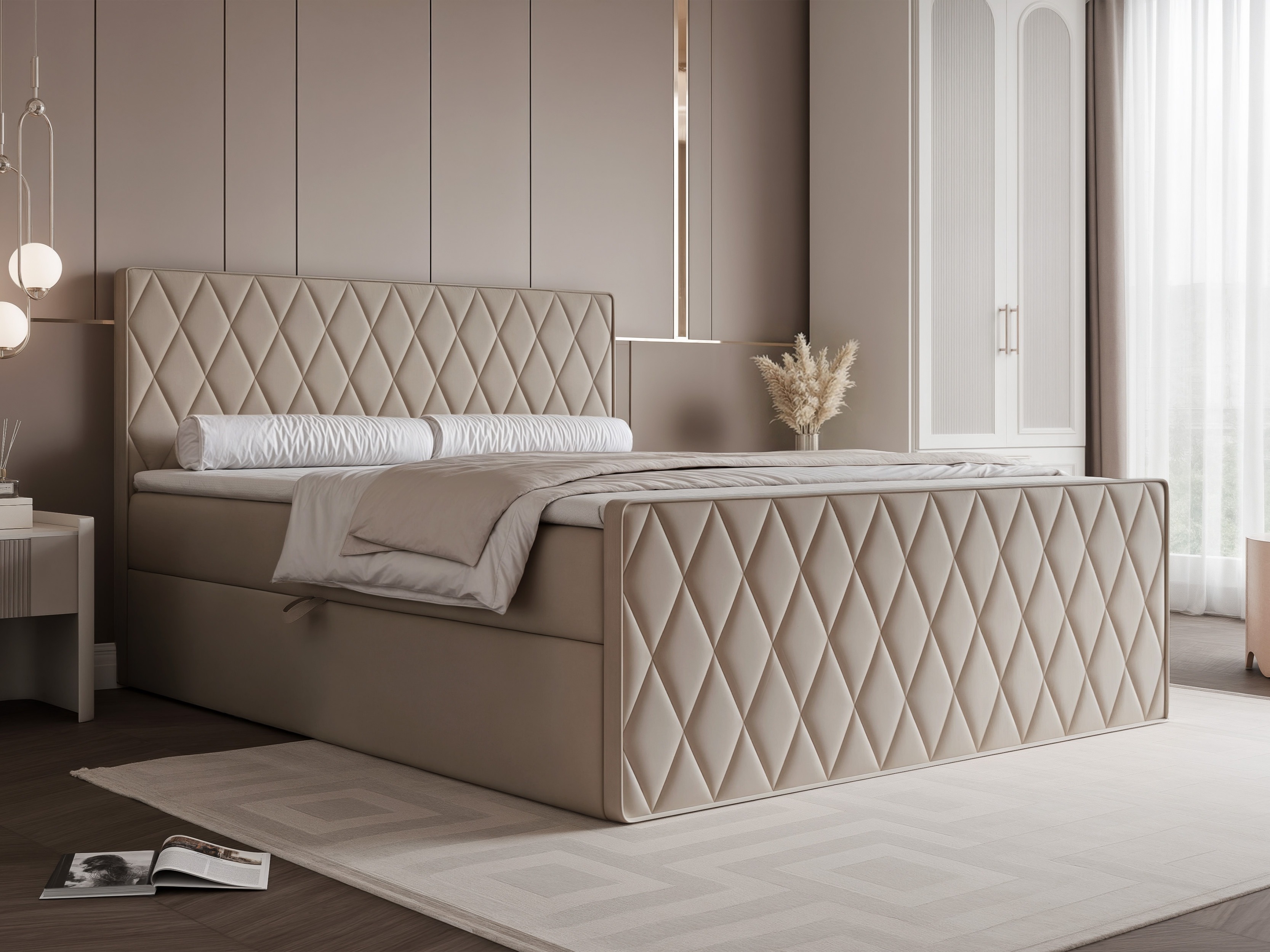 Boxspring postelja Martinez 129 (Magic Velvet 2210)