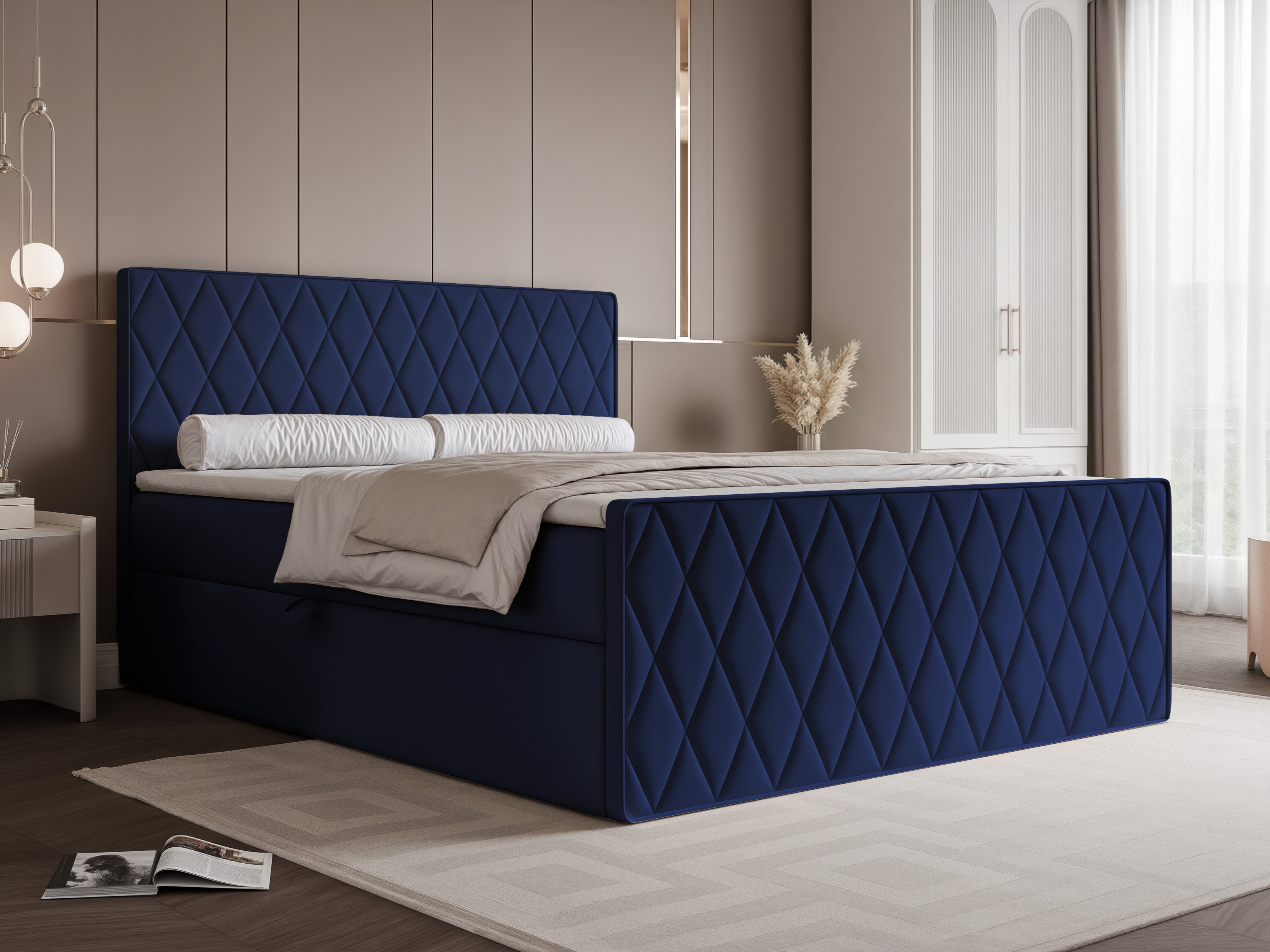 Boxspring postelja Martinez 129 (Magic Velvet 2216)