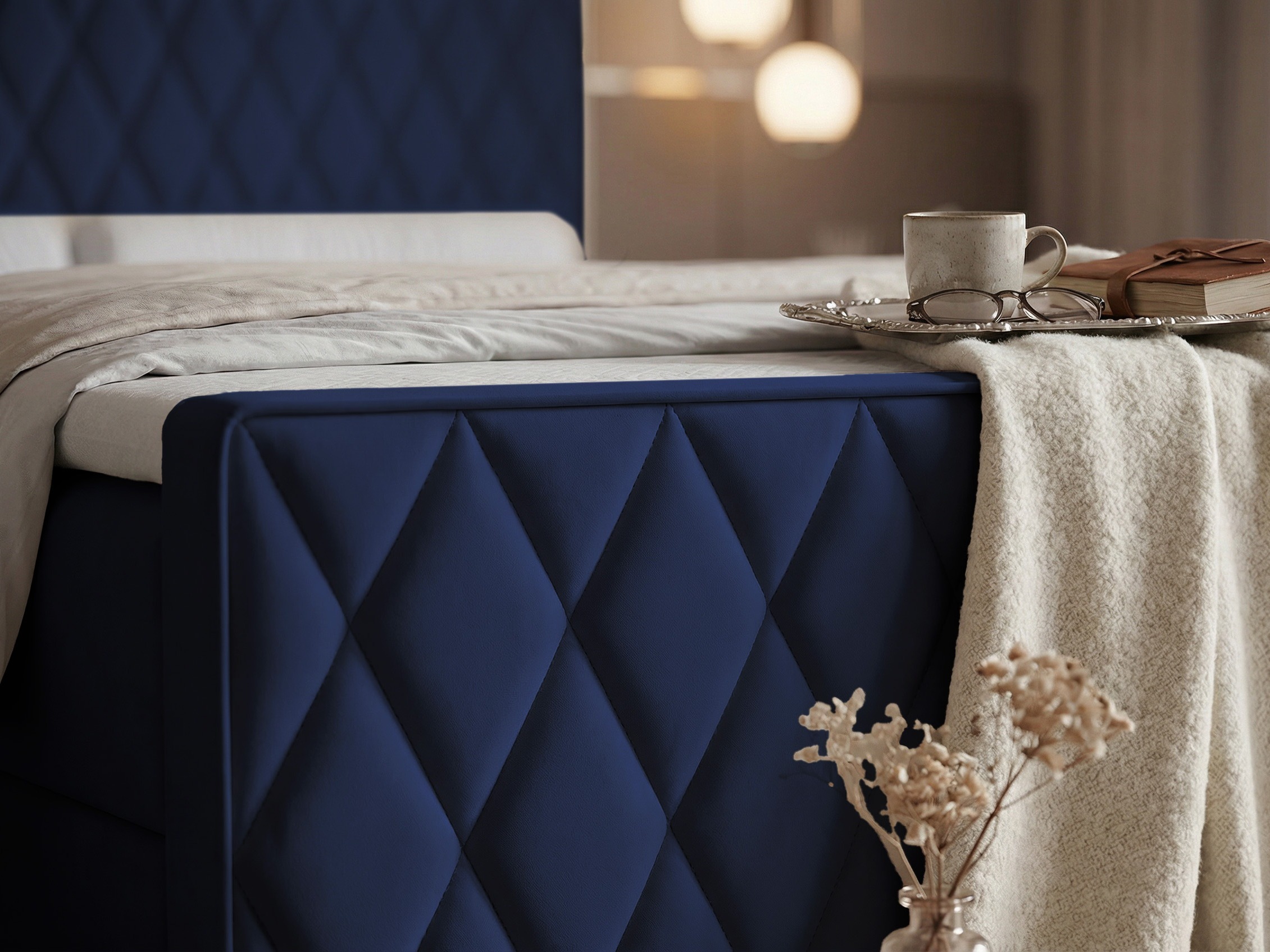 Boxspring postelja Martinez 129 (Magic Velvet 2216)