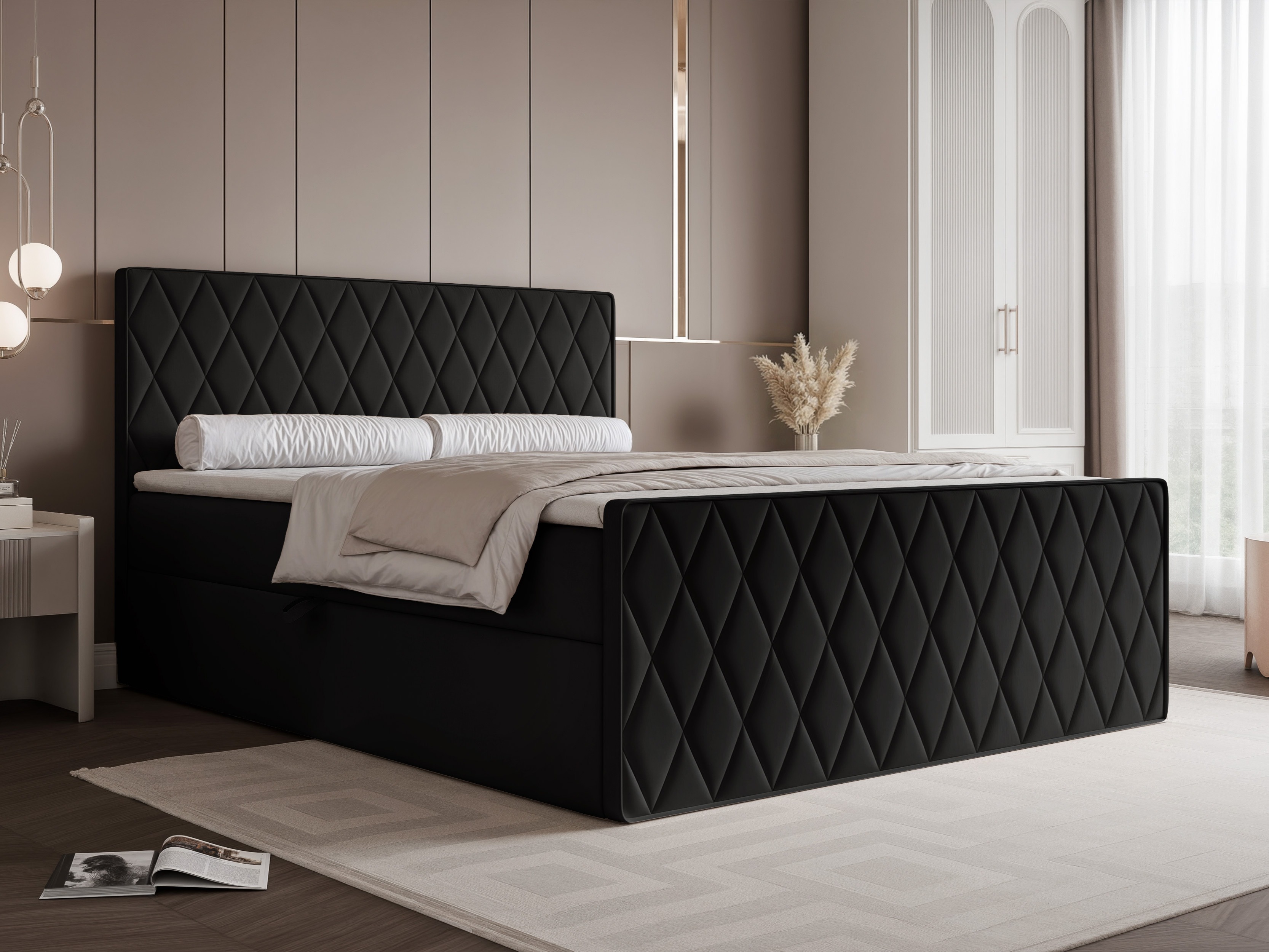 Boxspring postelja Martinez 129 (Magic Velvet 2219)