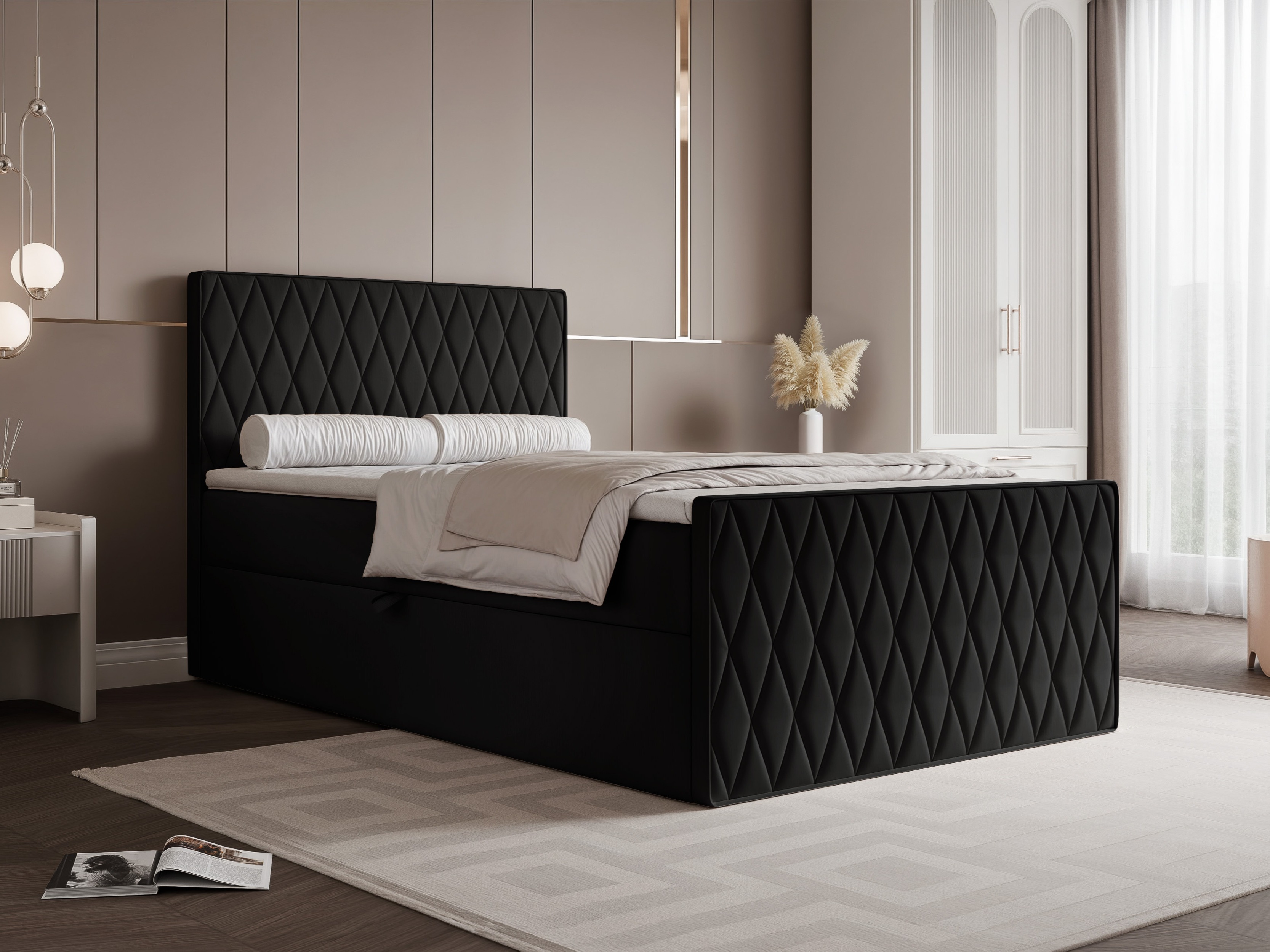 Boxspring postelja Martinez 129 (Magic Velvet 2219)