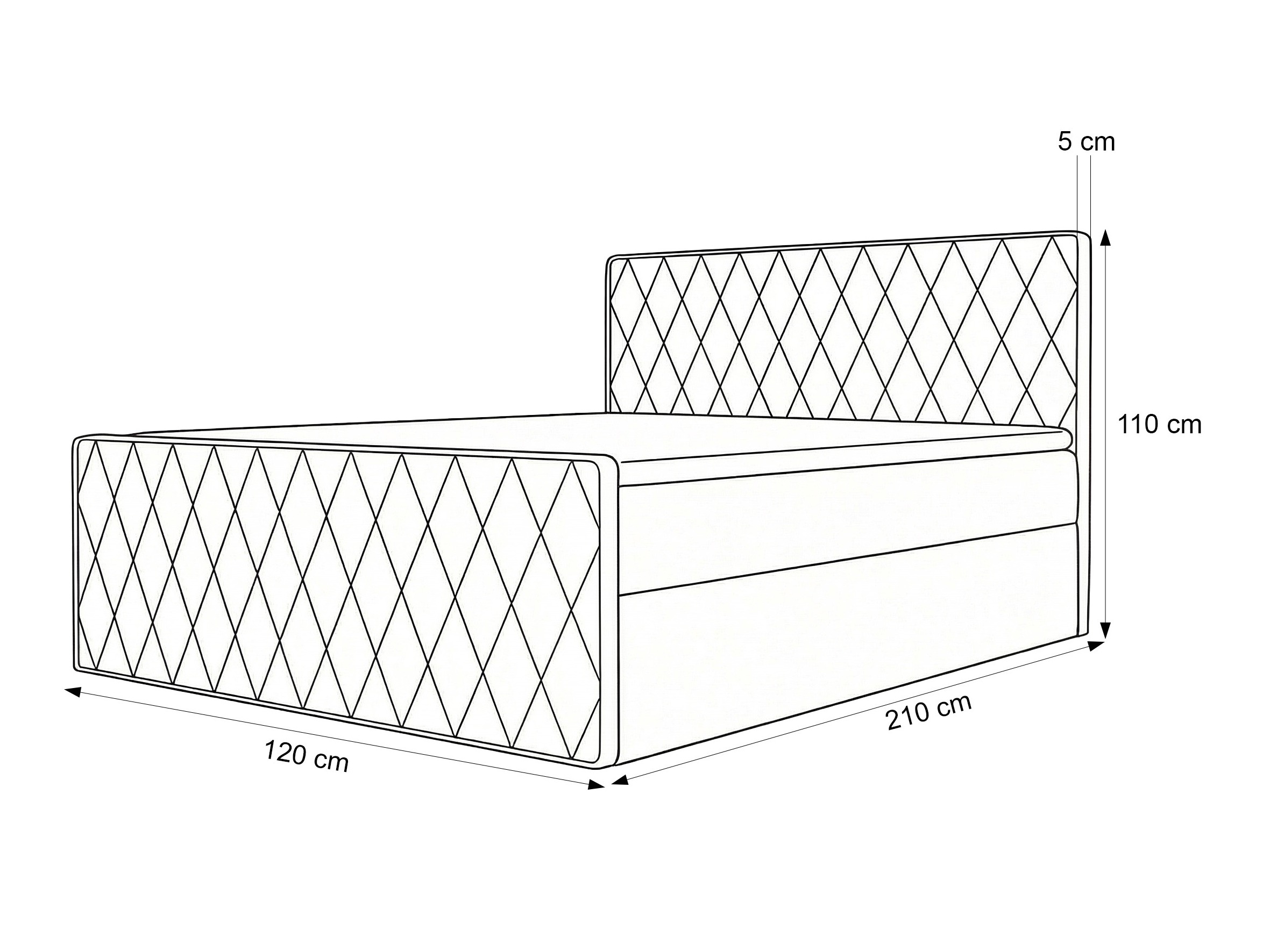 Boxspring postelja Martinez 129 (Magic Velvet 2219)