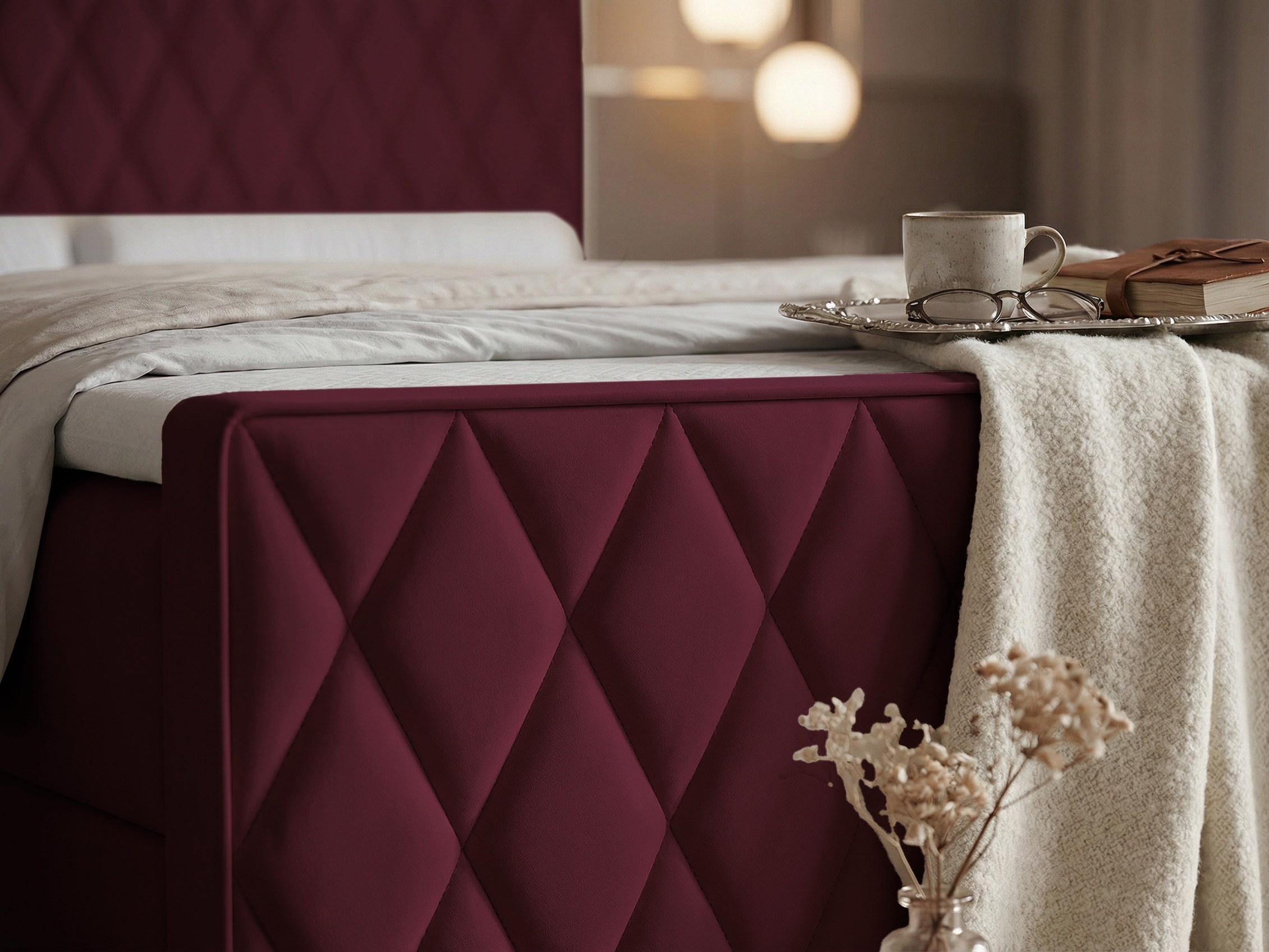 Boxspring postelja Martinez 129 (Magic Velvet 2229)