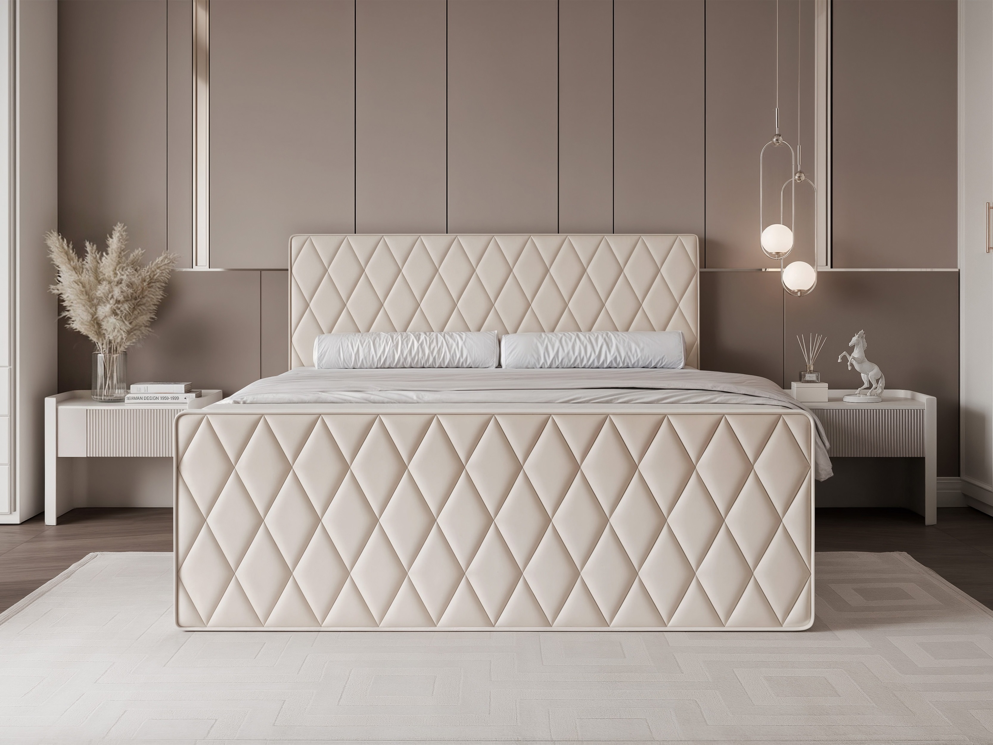 Boxspring postelja Martinez 129 (Magic Velvet 2256)