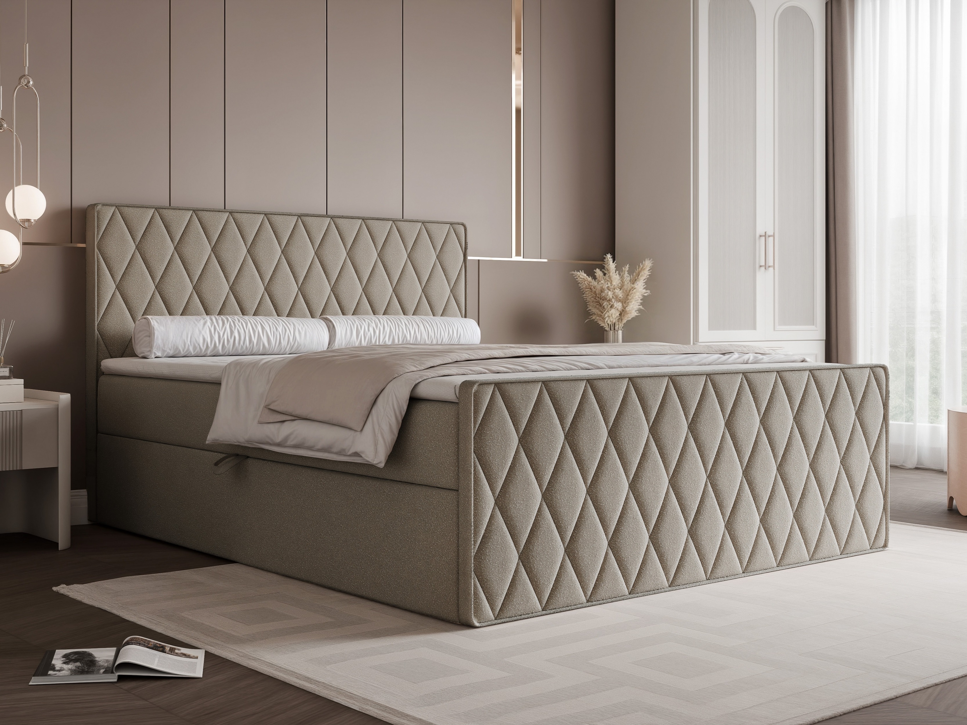 Boxspring postelja Martinez 129 (Melody 12)