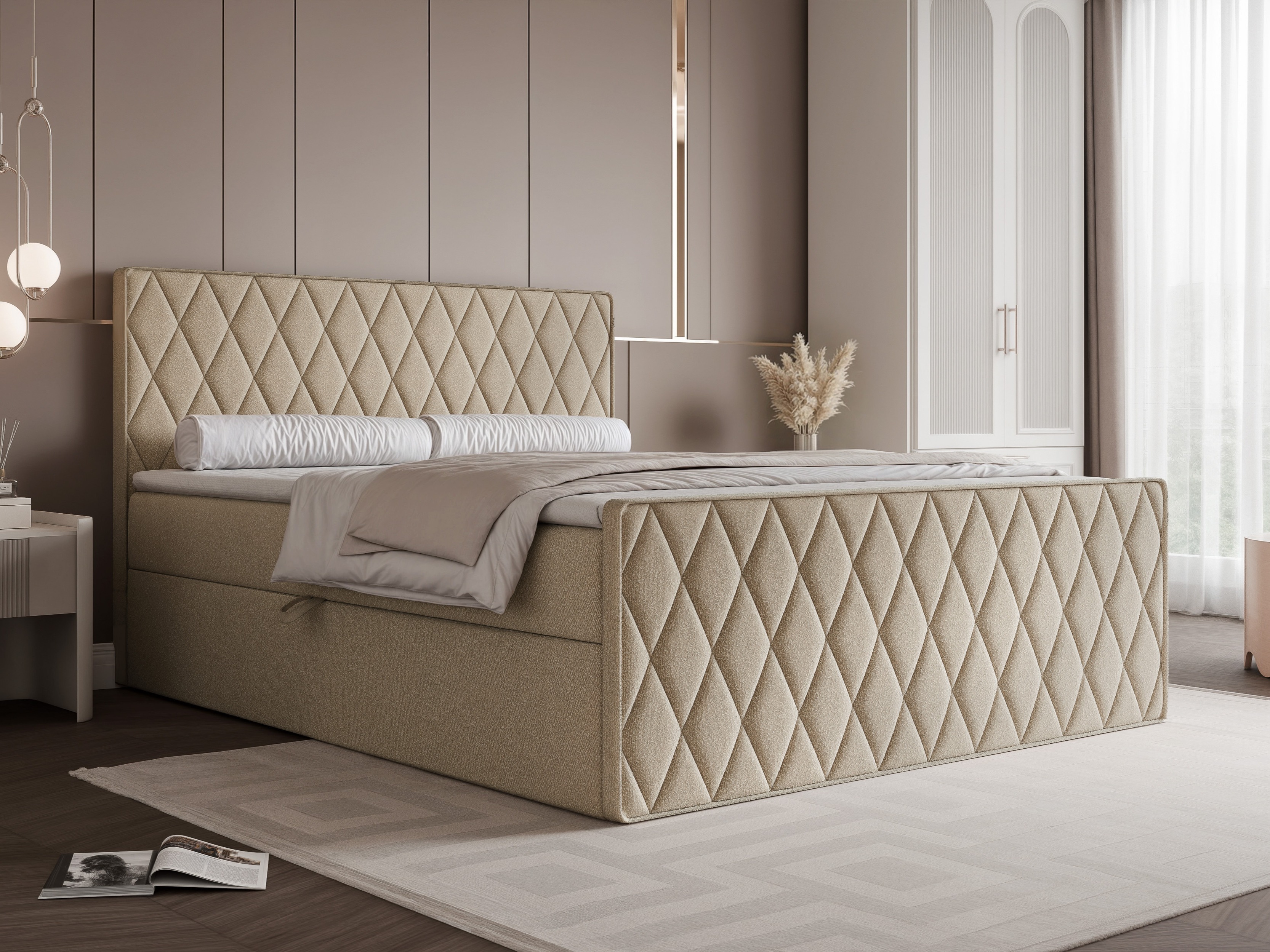 Boxspring postelja Martinez 129 (Melody 13)