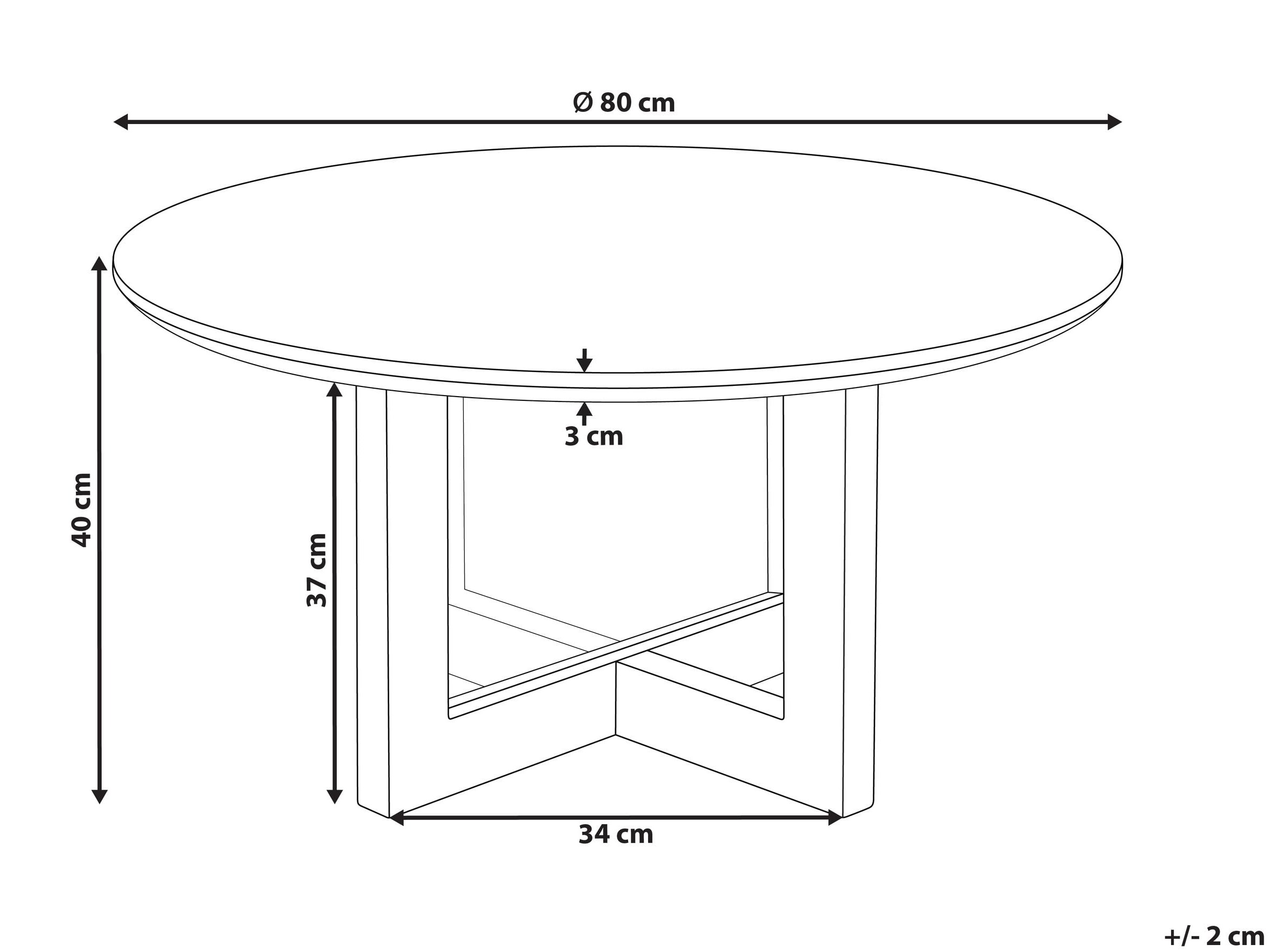 Klubska mizica Berwyn 3182