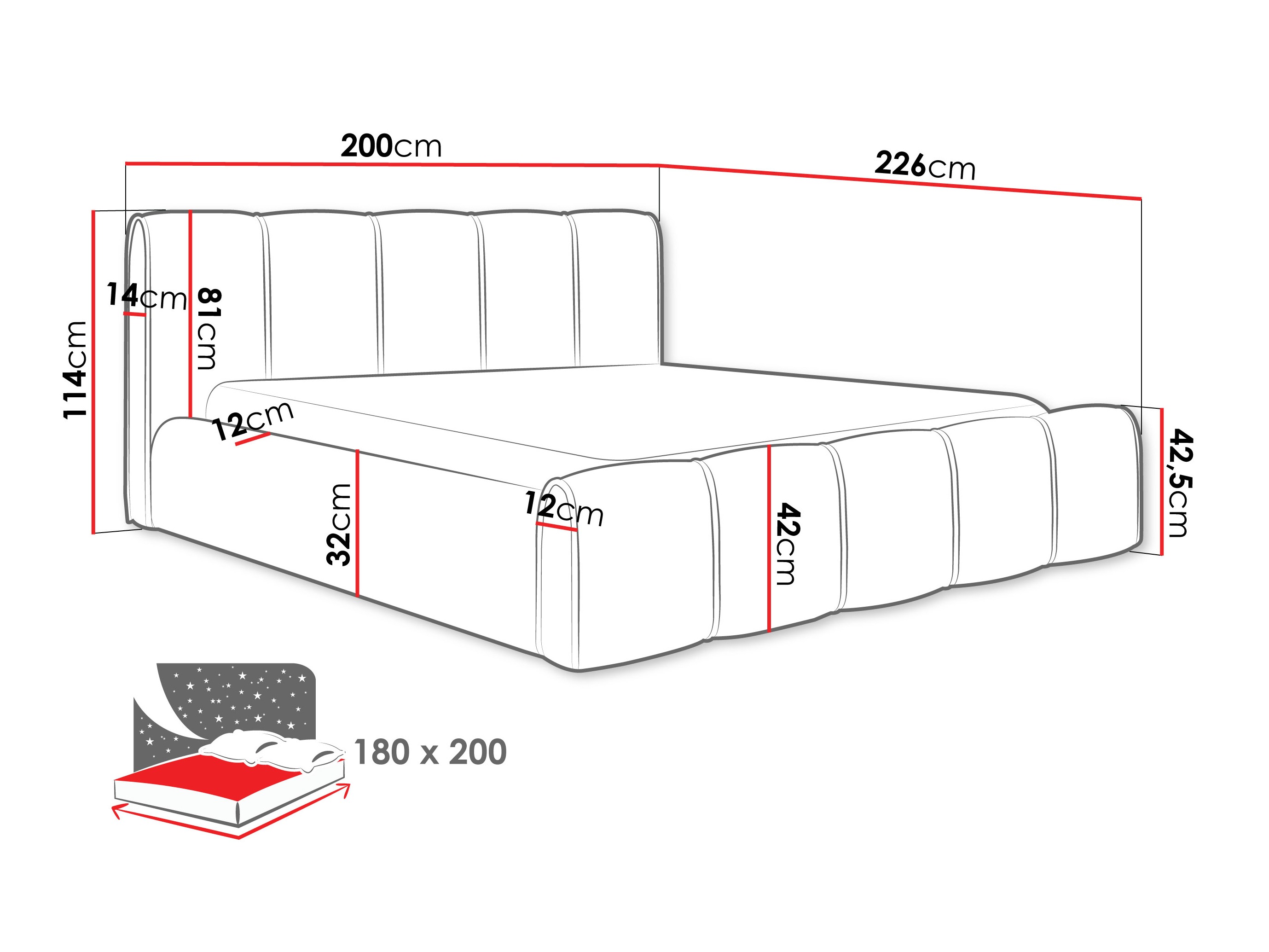 Postelja Clario (Kronos 35)