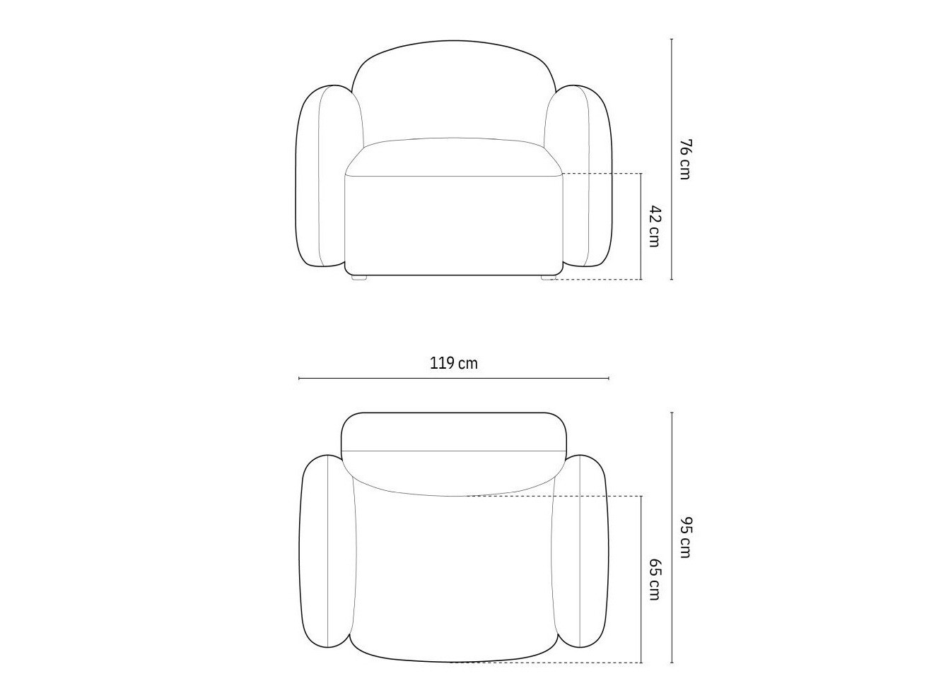 Fotelj Tolmira 103 (Casino Lion)