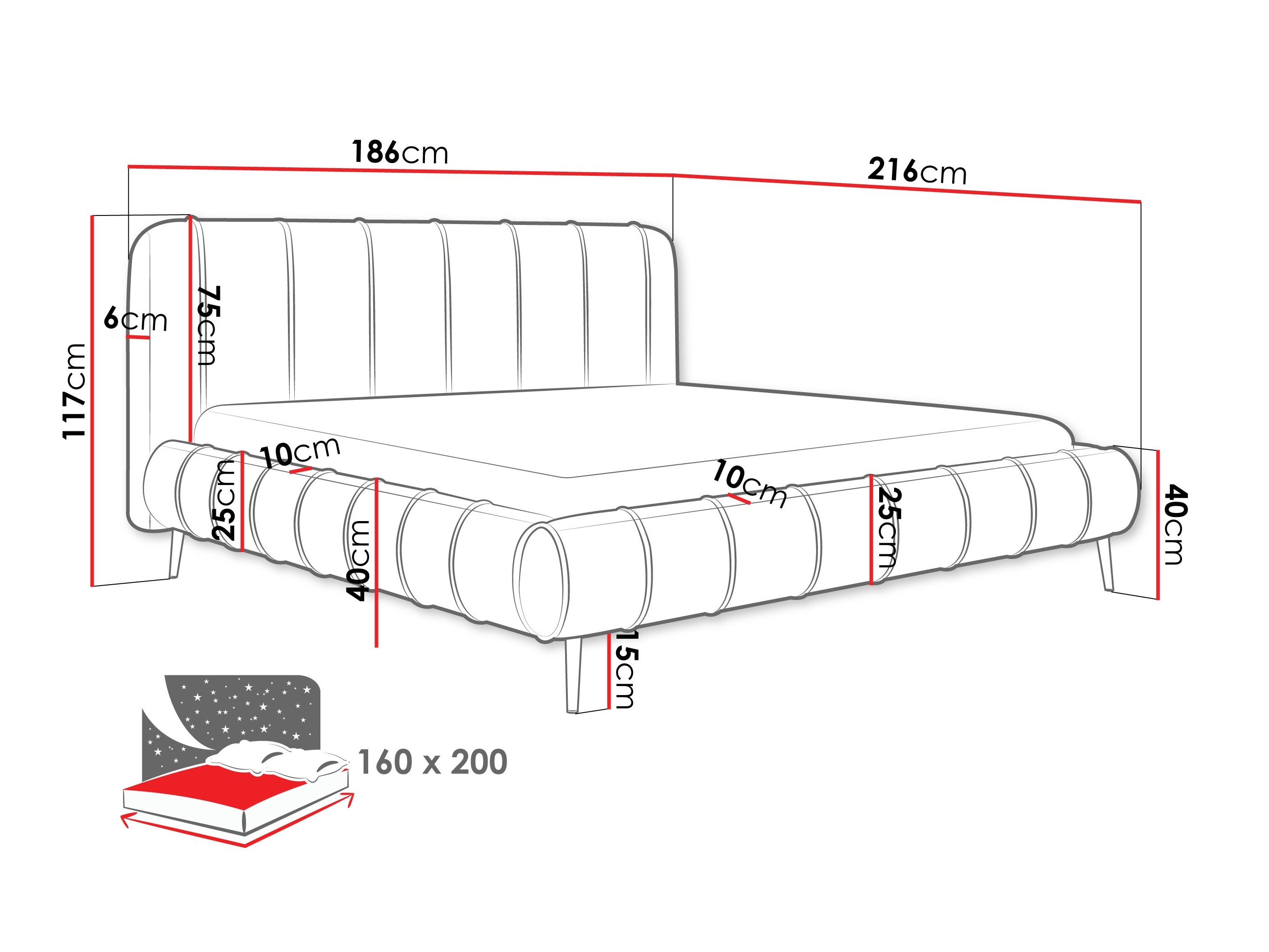 Postelja Filos (Paros 02)