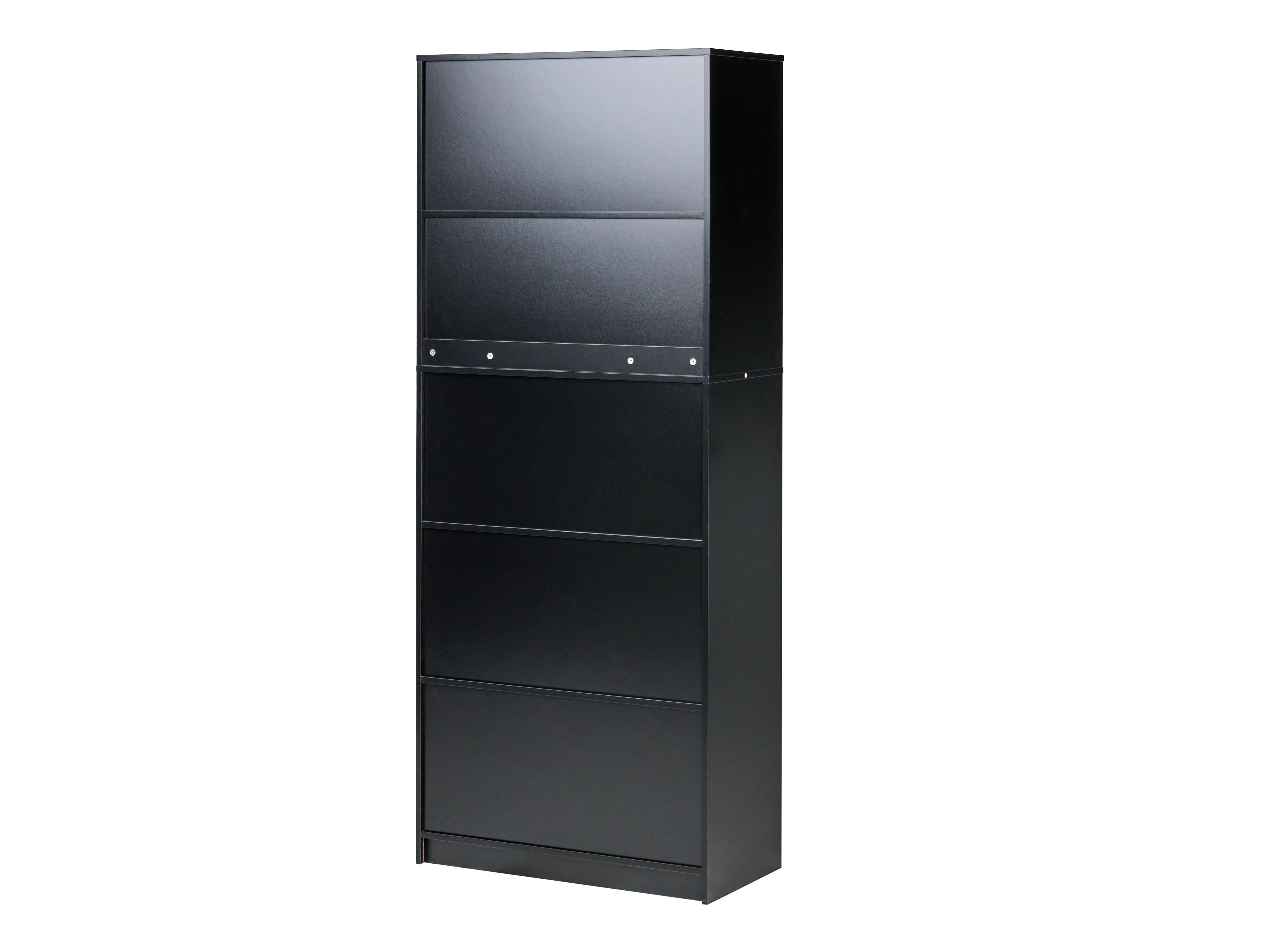 Regal Catferu 106 (Črna + Svetlo rjava)