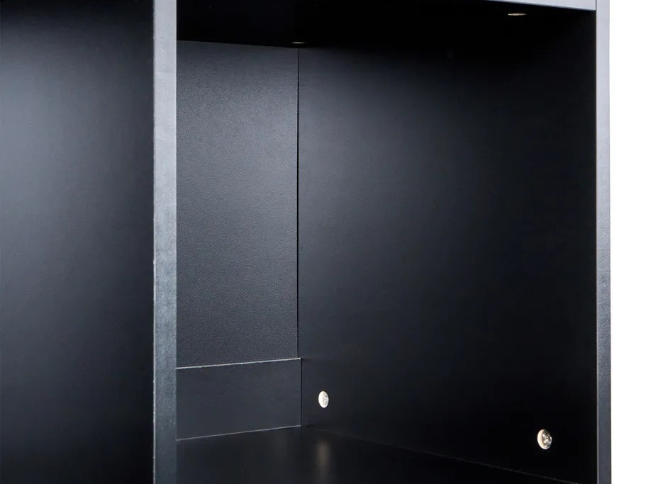 Regal Catferu 106 (Črna + Svetlo rjava)