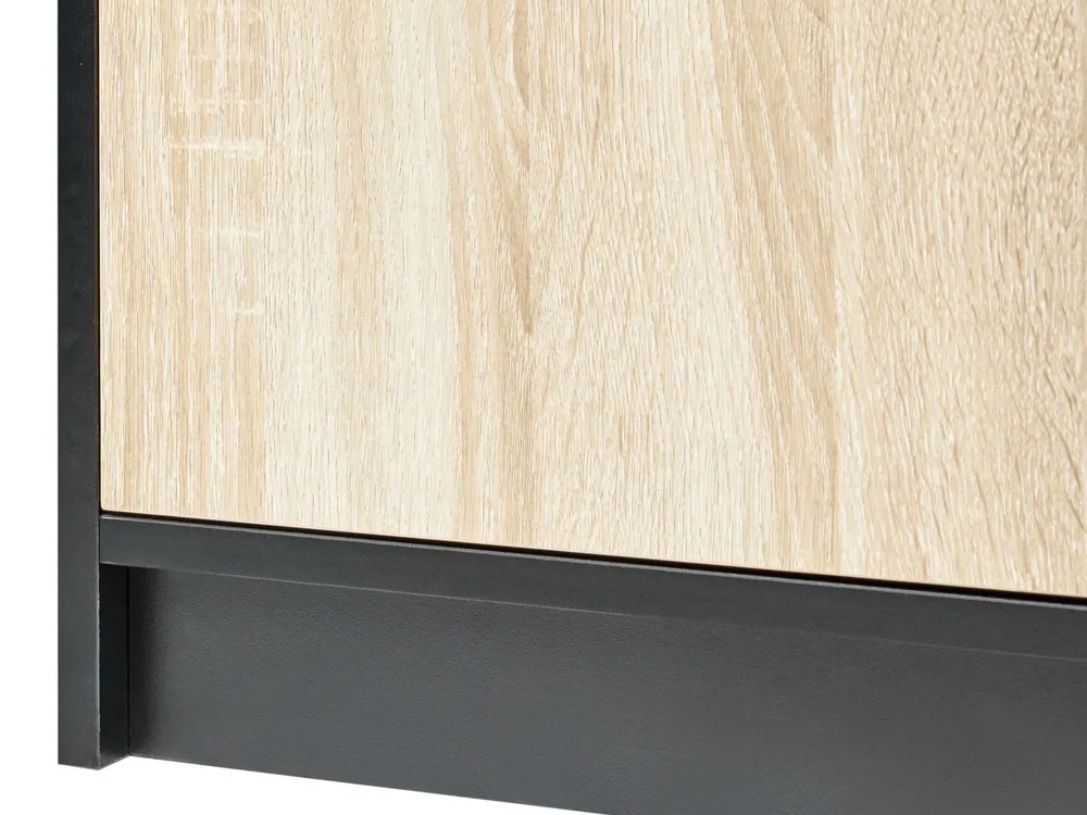 Regal Catferu 106 (Črna + Svetlo rjava)