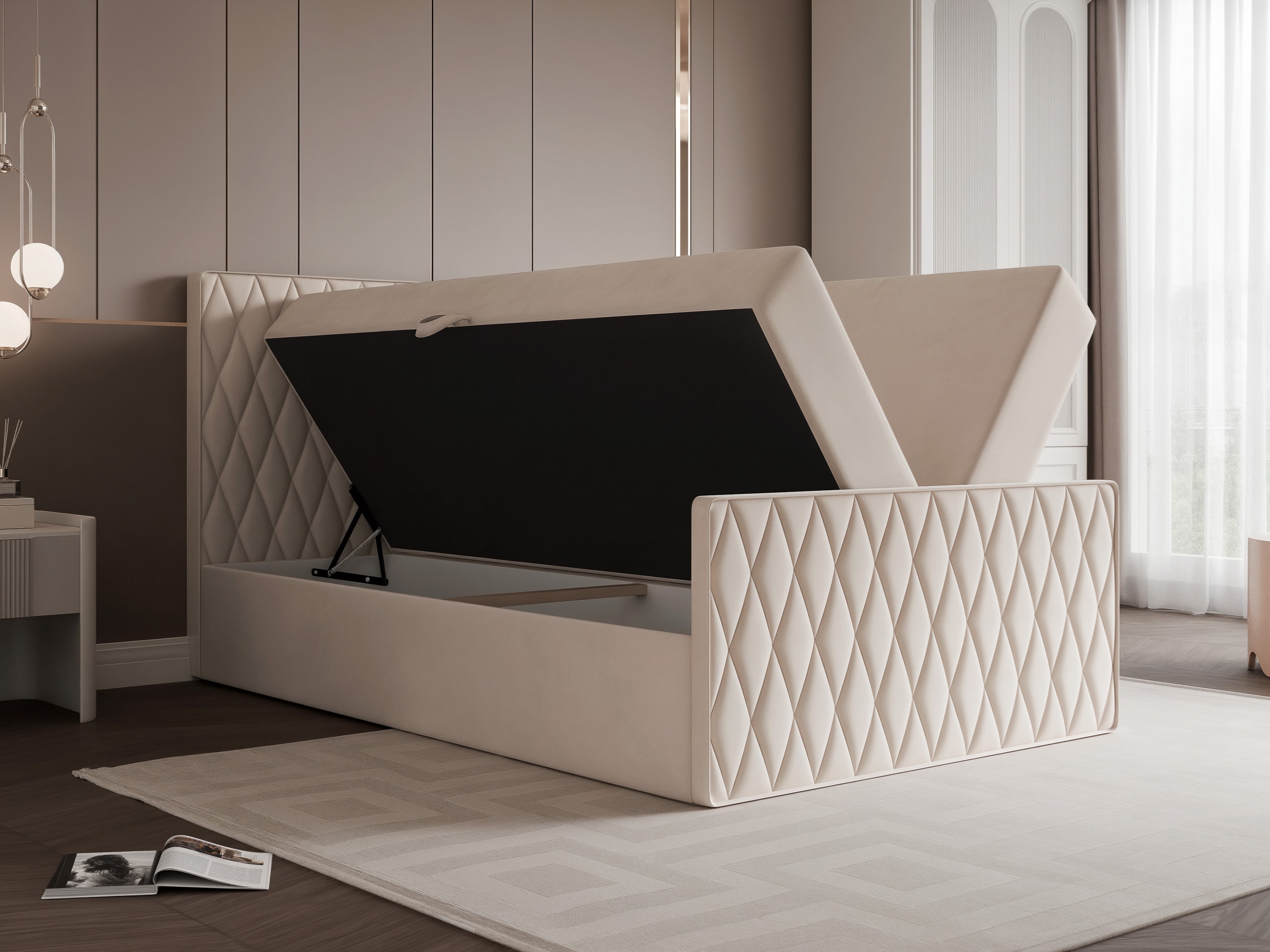 Boxspring postelja Martinez 129 (Magic Velvet 2256)
