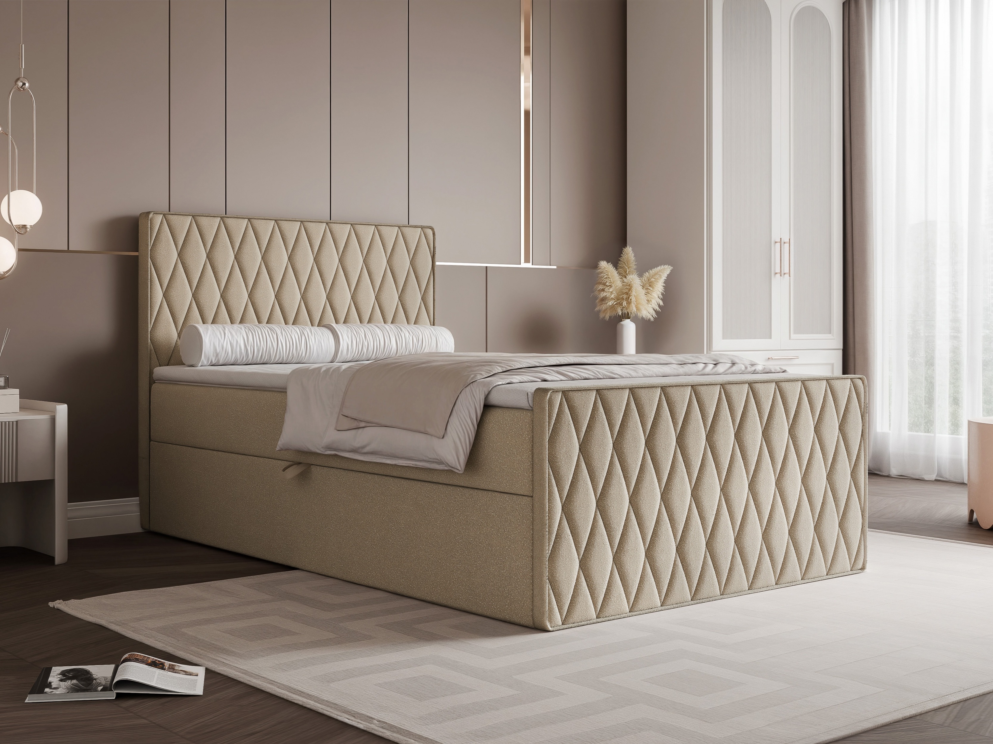 Boxspring postelja Martinez 129 (Melody 13)