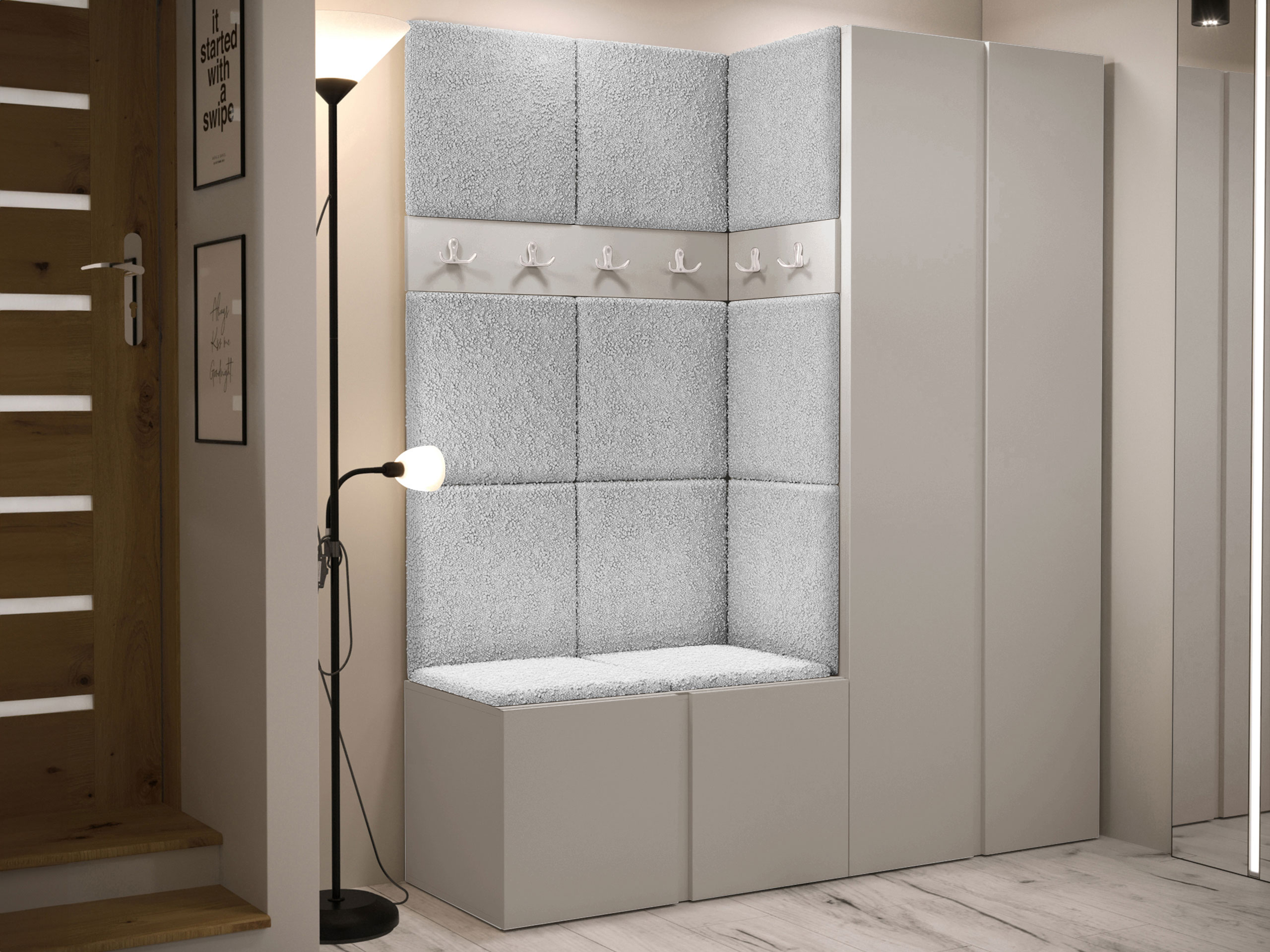 Komplet za predsobo Pinis III (Kašmir)