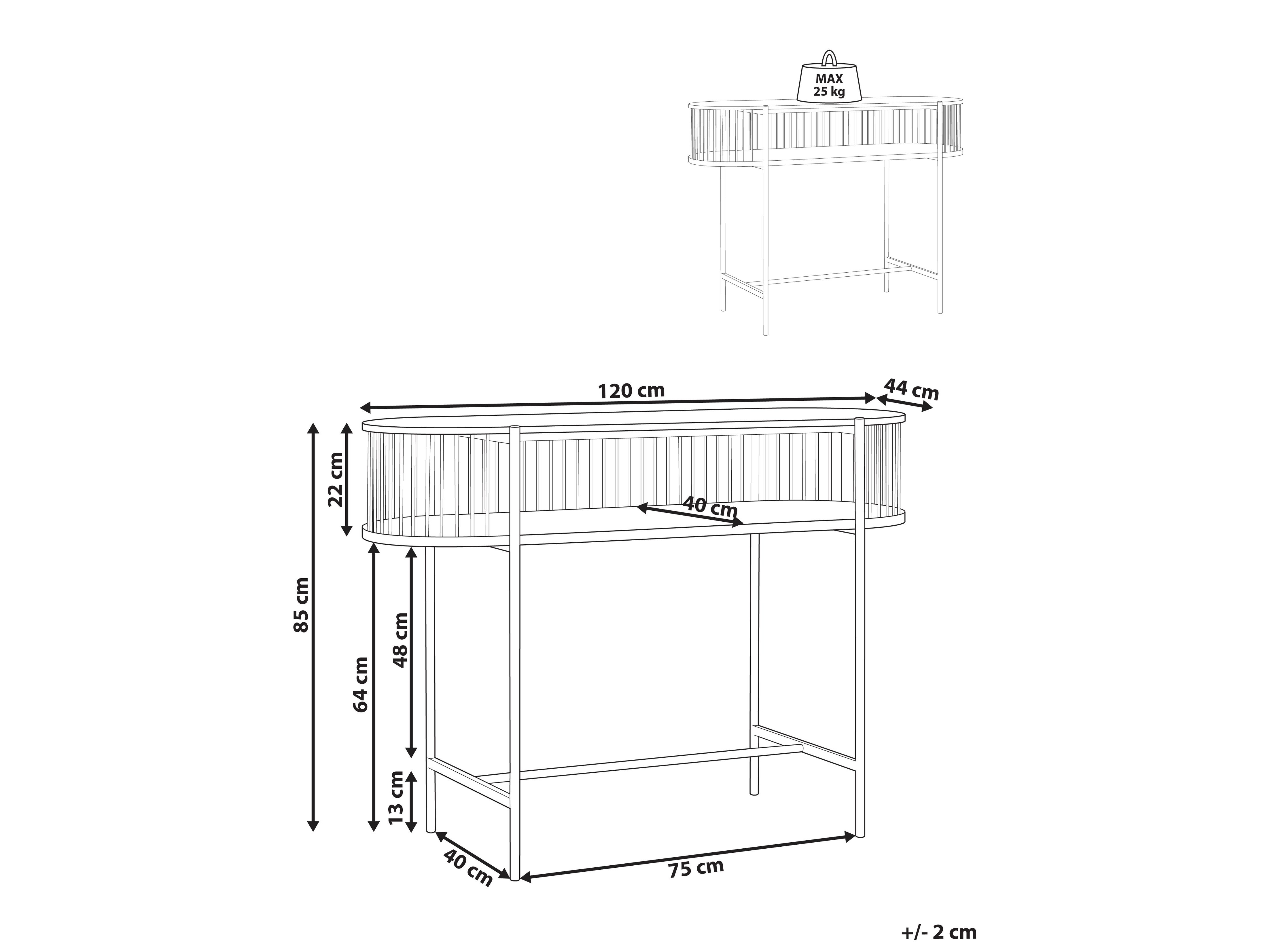 Konzolna miza Berwyn 3204