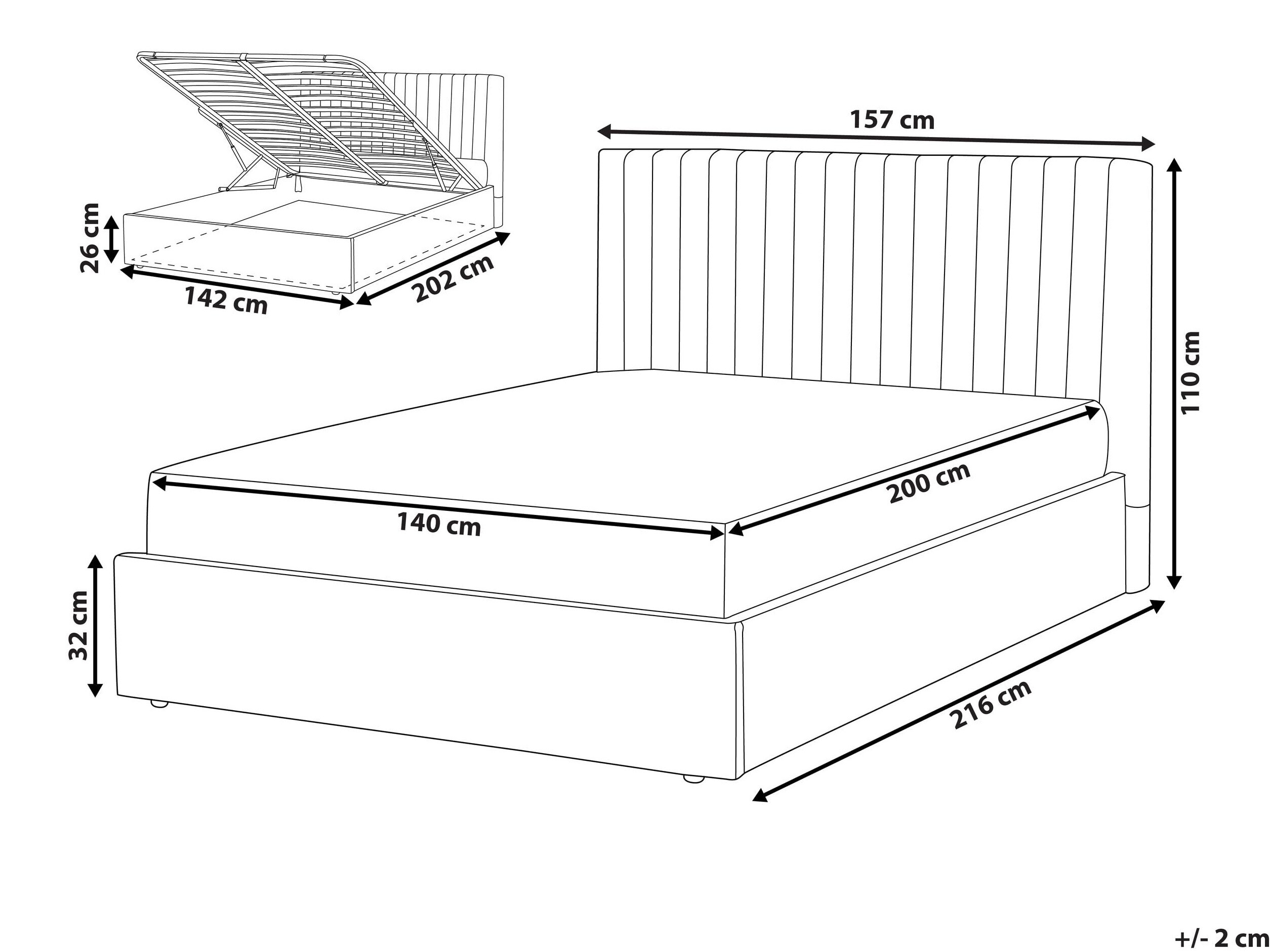 Postelja Berwyn 3208