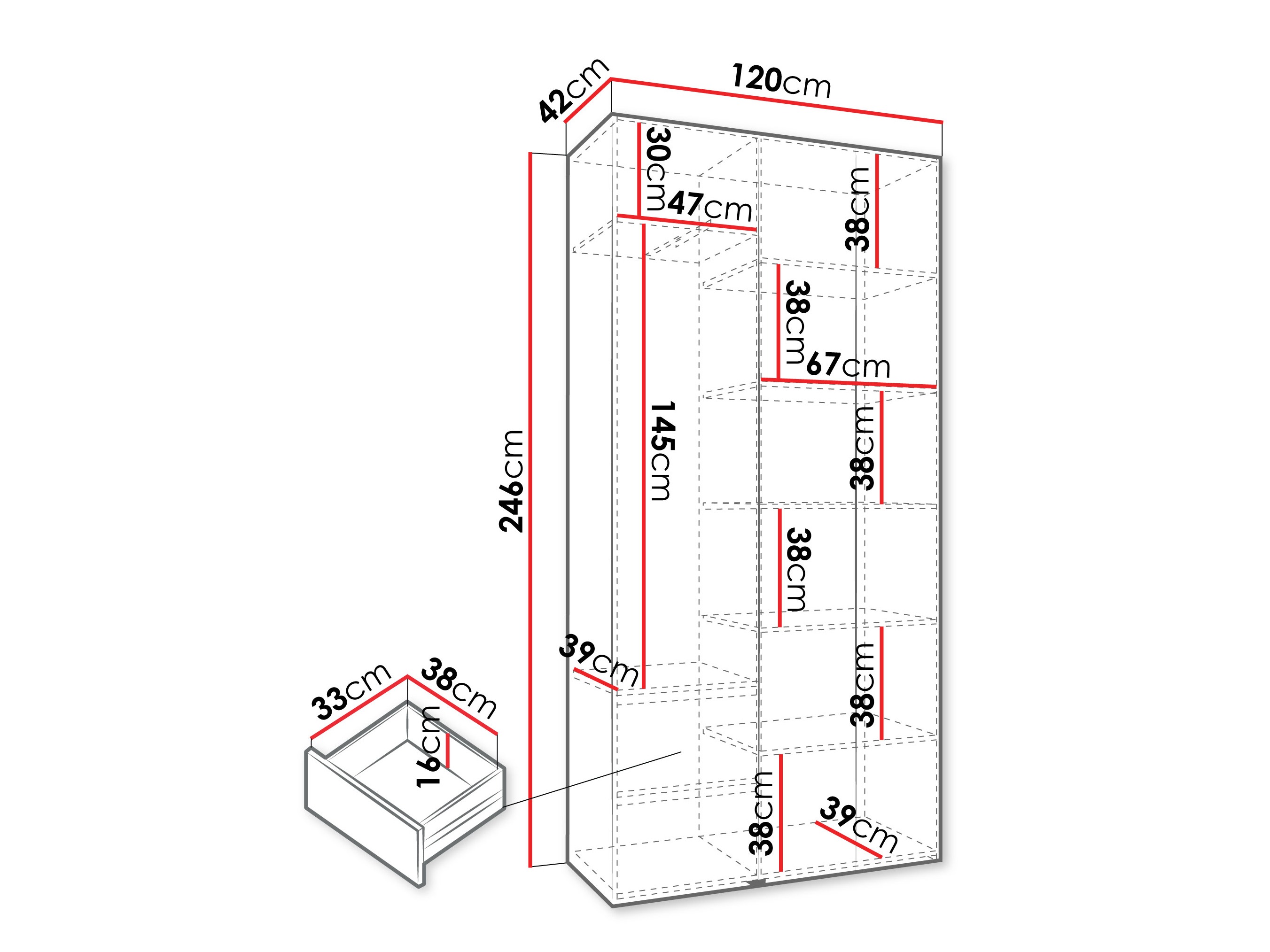 Garderobna omara SL5403