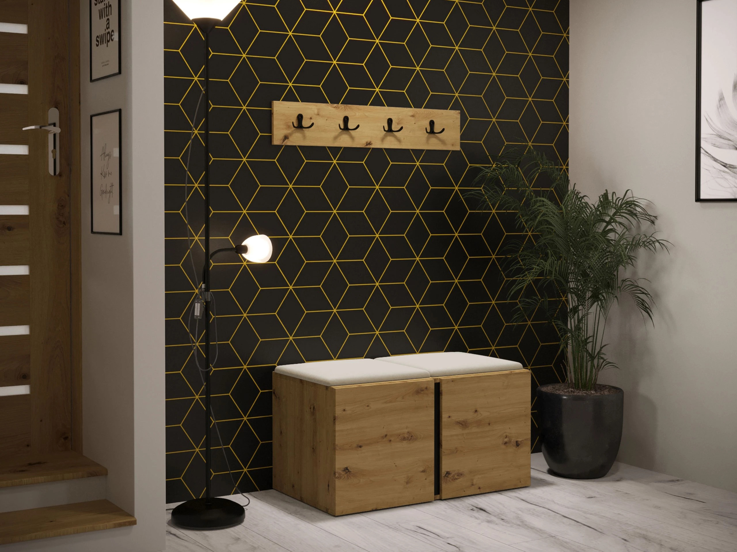 Komplet za predsobo Pinis VI (Manila 02)