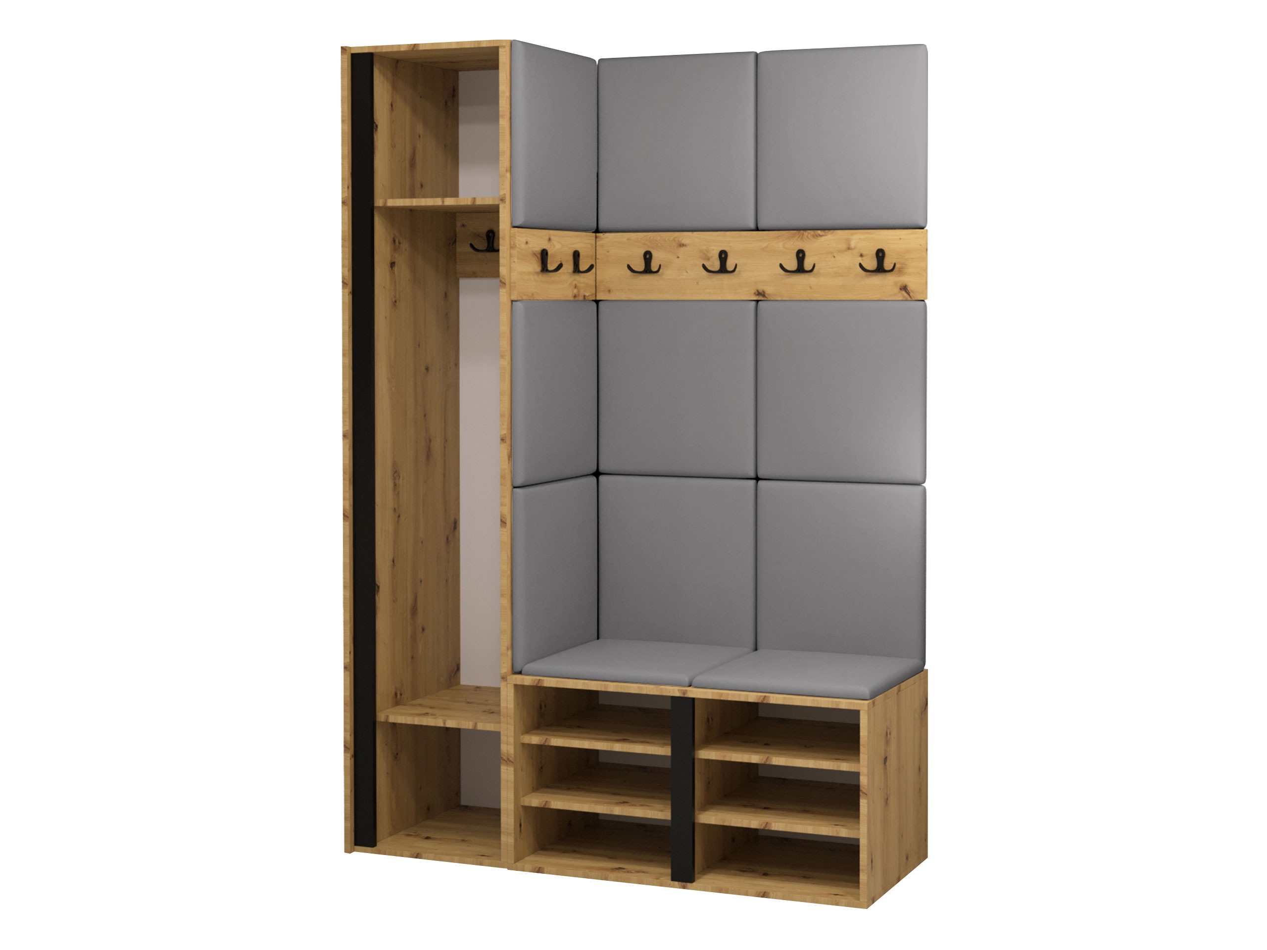 Komplet za predsobo Pinis IX (Artisan hrast)