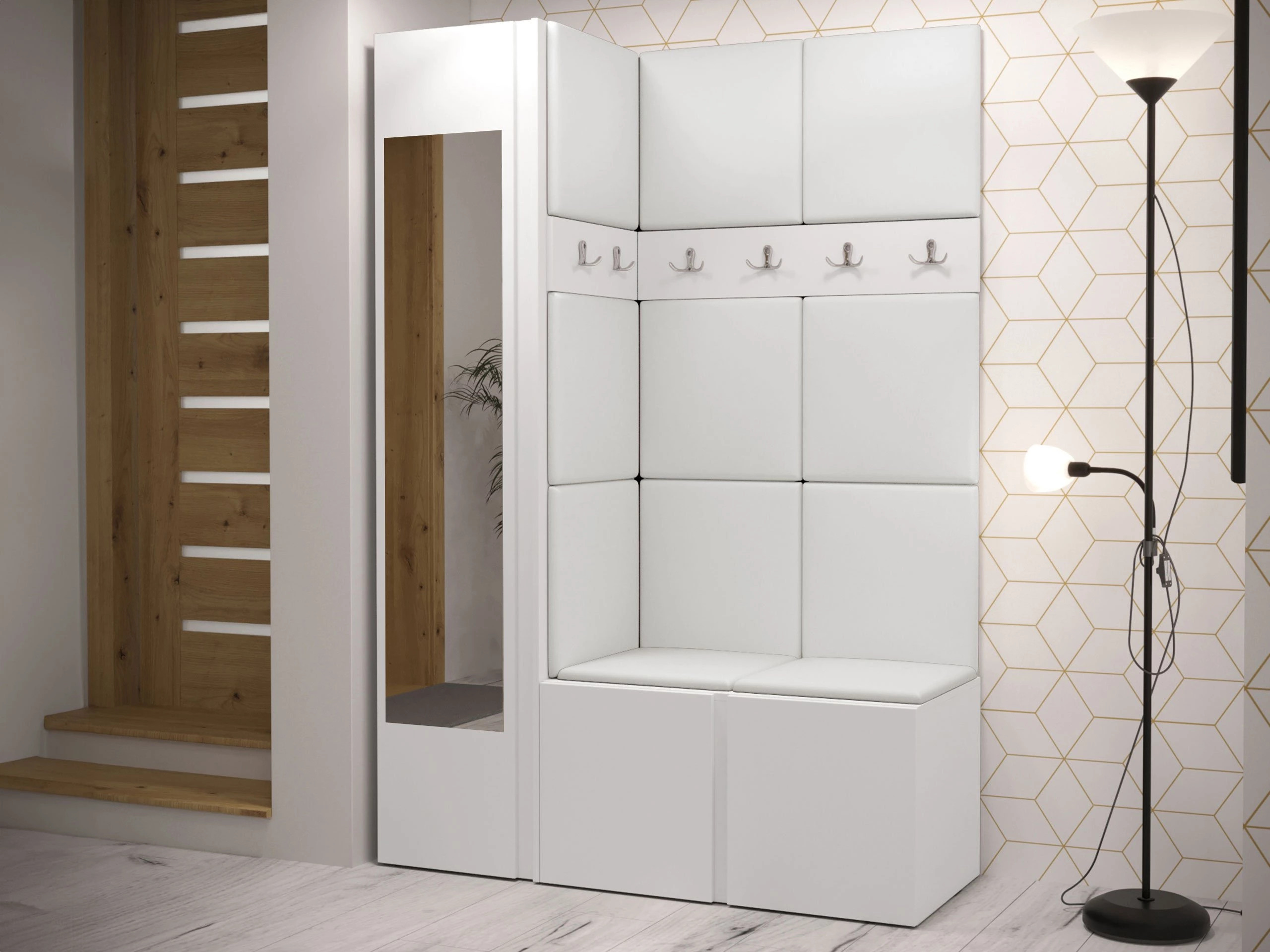 Komplet za predsobo Hartford 277 (Eko usnje Soft 017)