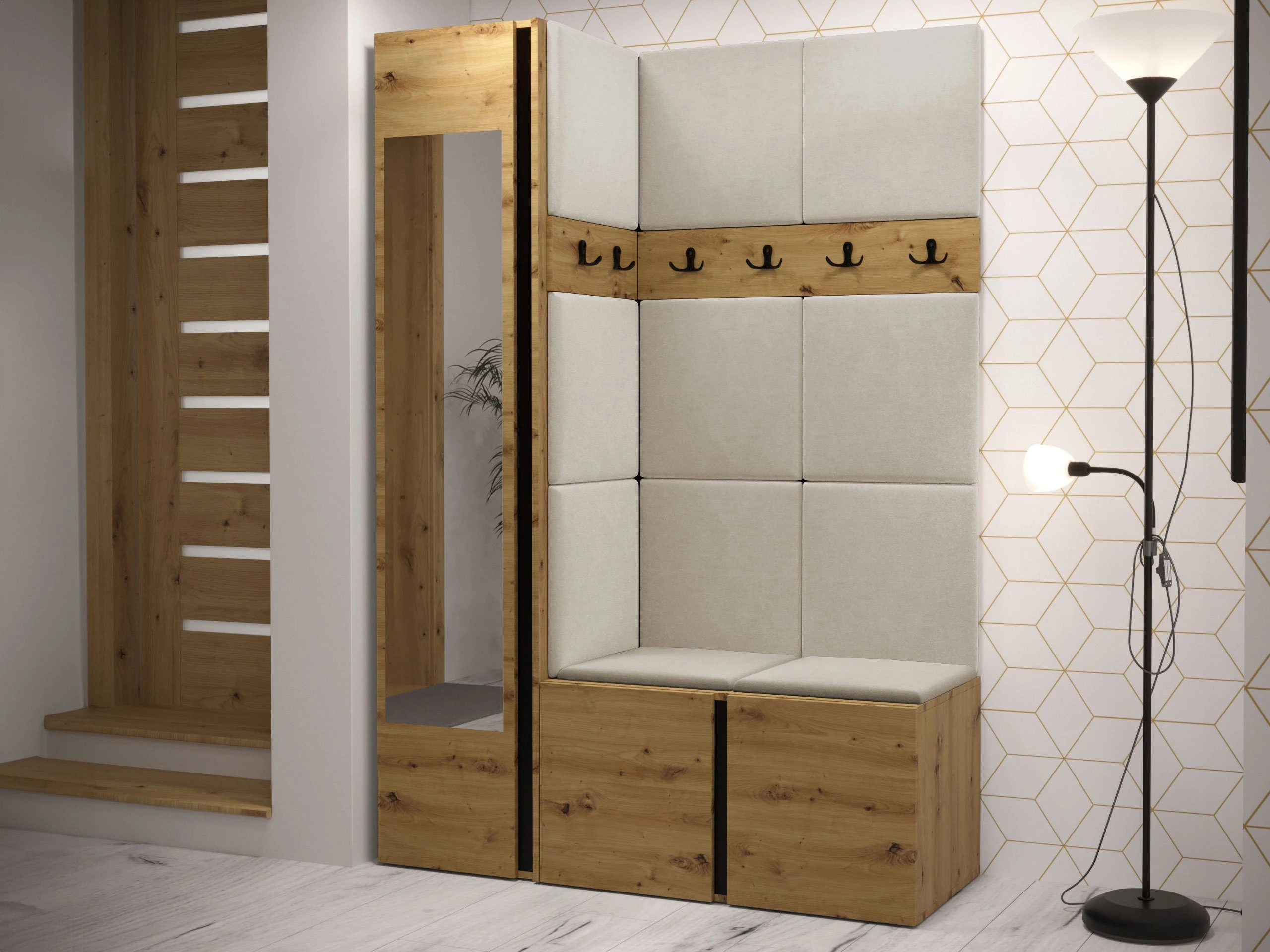 Komplet za predsobo Hartford 277 (Manila 02)