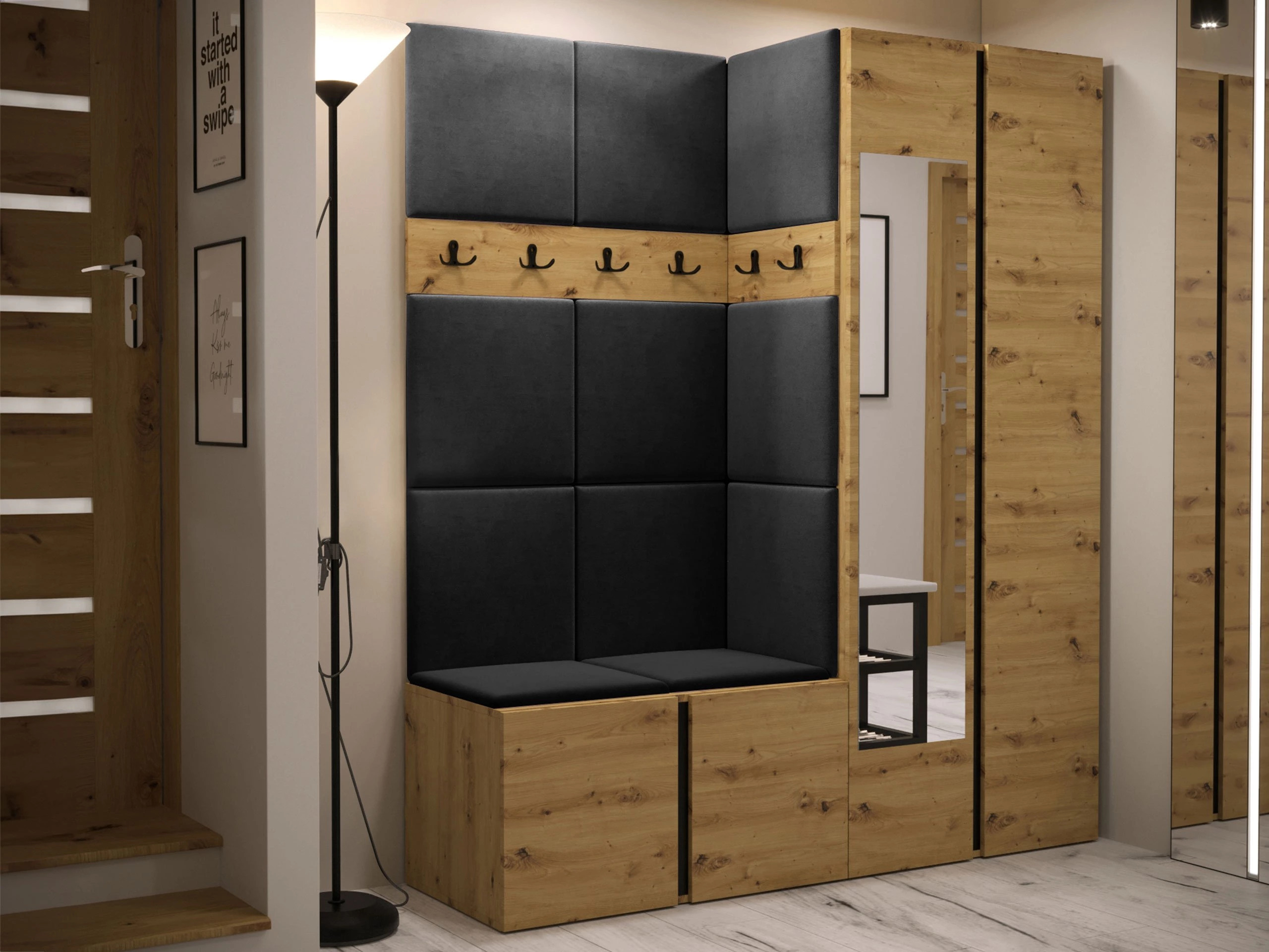 Komplet za predsobo Pinis X (Manila 18)