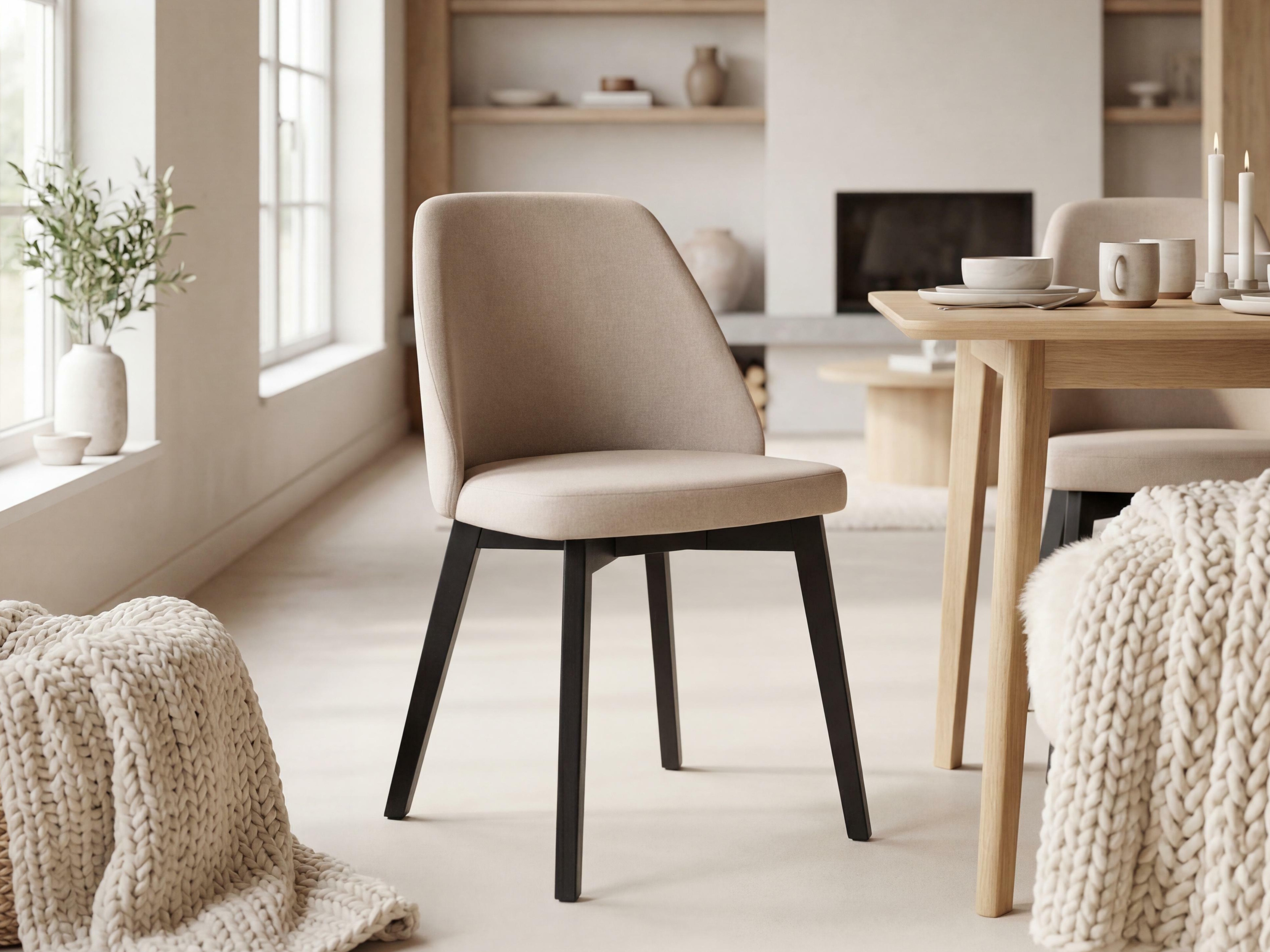 Stol Valdosta 100 (Črna + Bež)