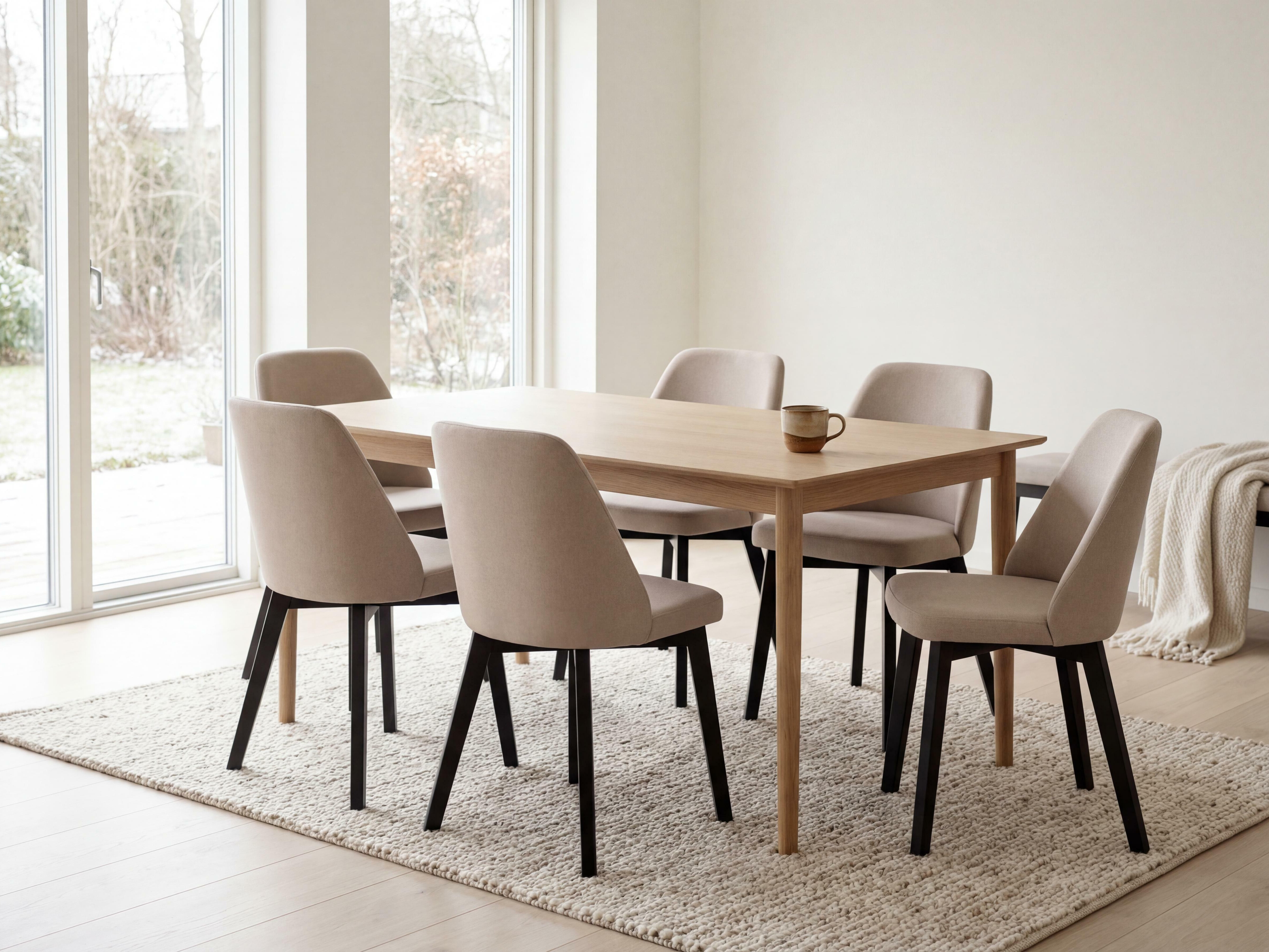 Stol Valdosta 100 (Črna + Bež)