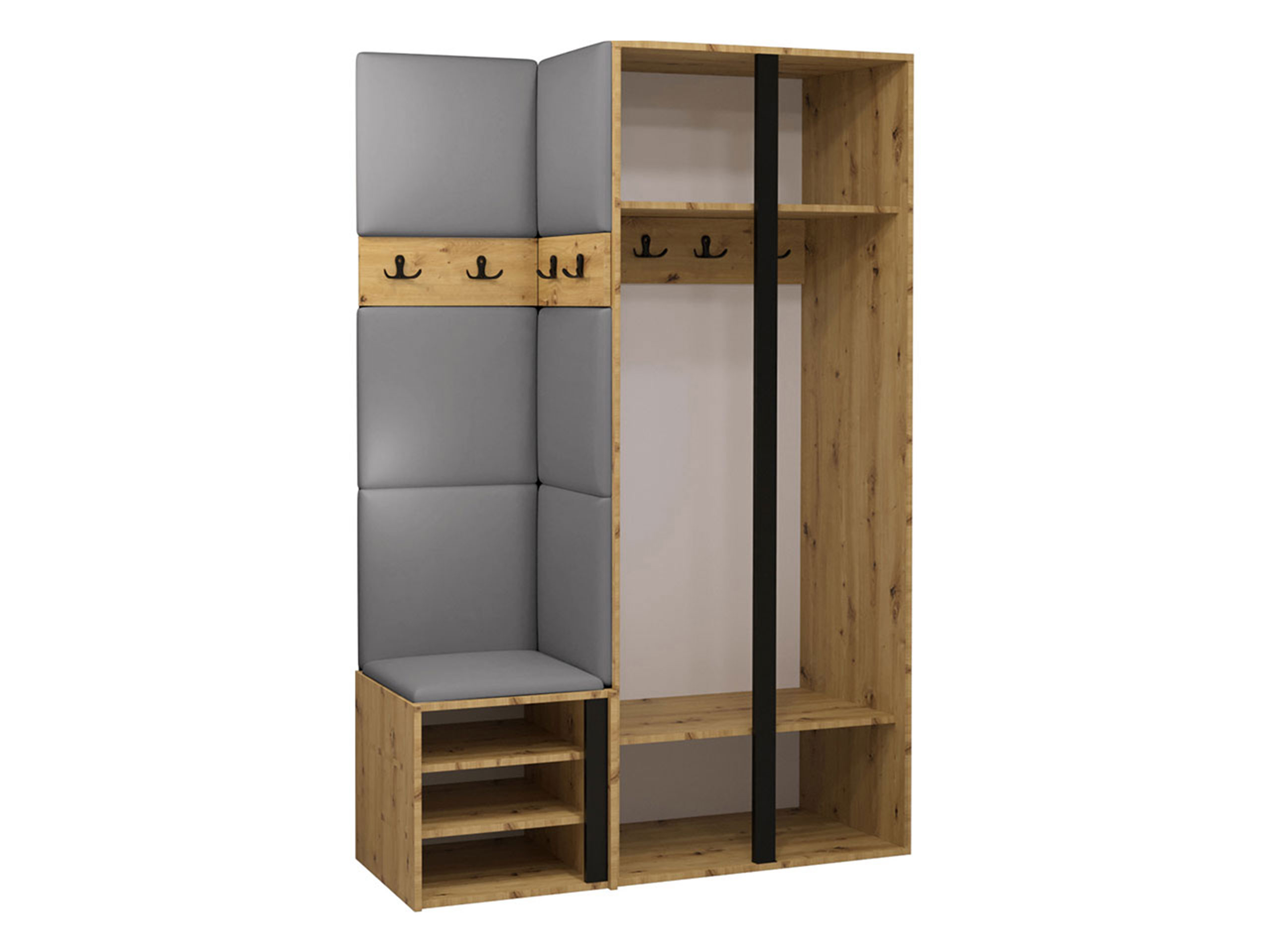 Komplet za predsobo Pinis XXVI (Bela)