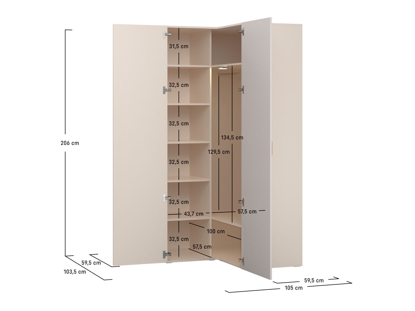 Kotna omara Veldalo 107 (Lahki hrast)