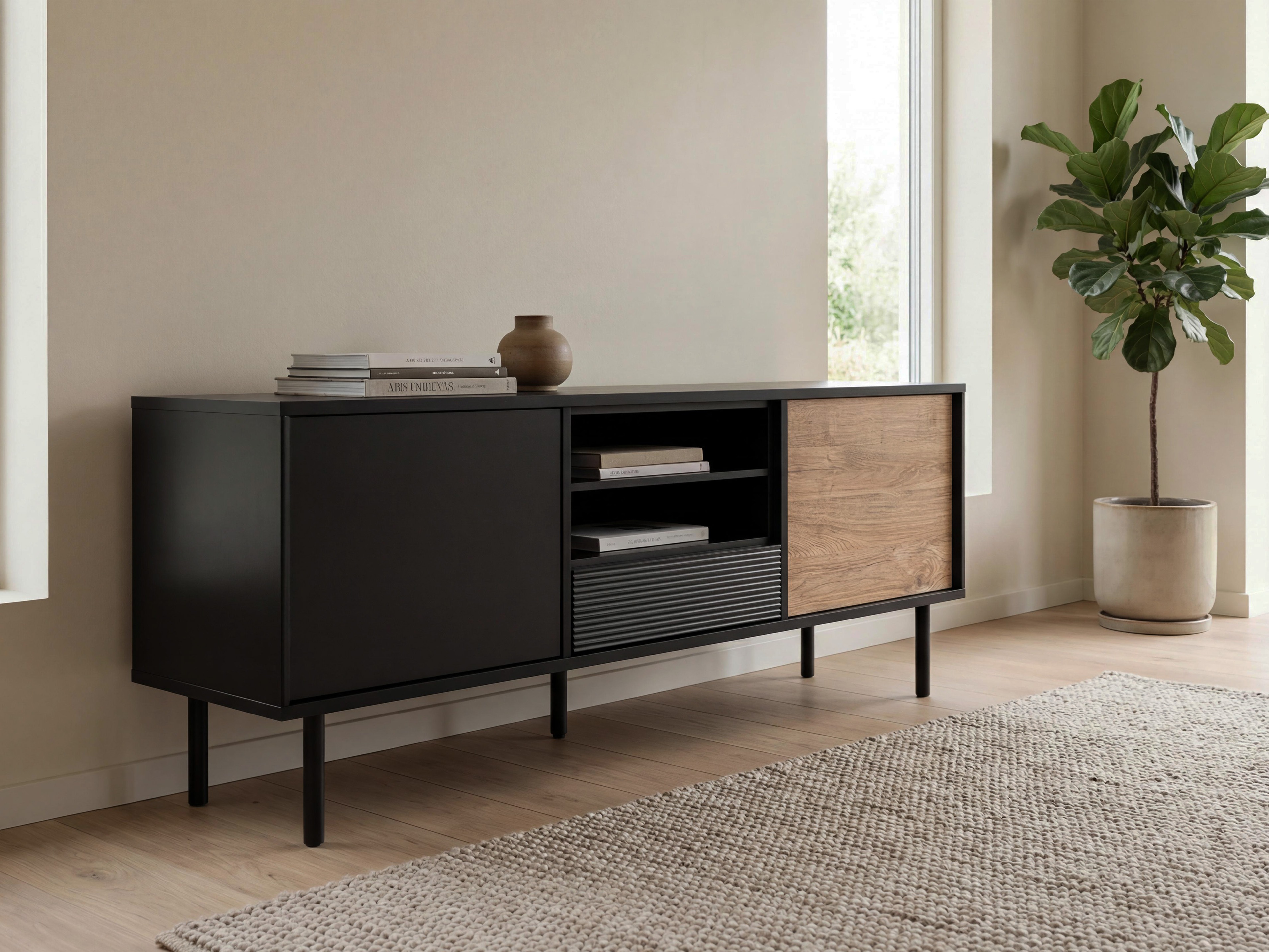 TV-omarica Corevaru 104 (Črna)