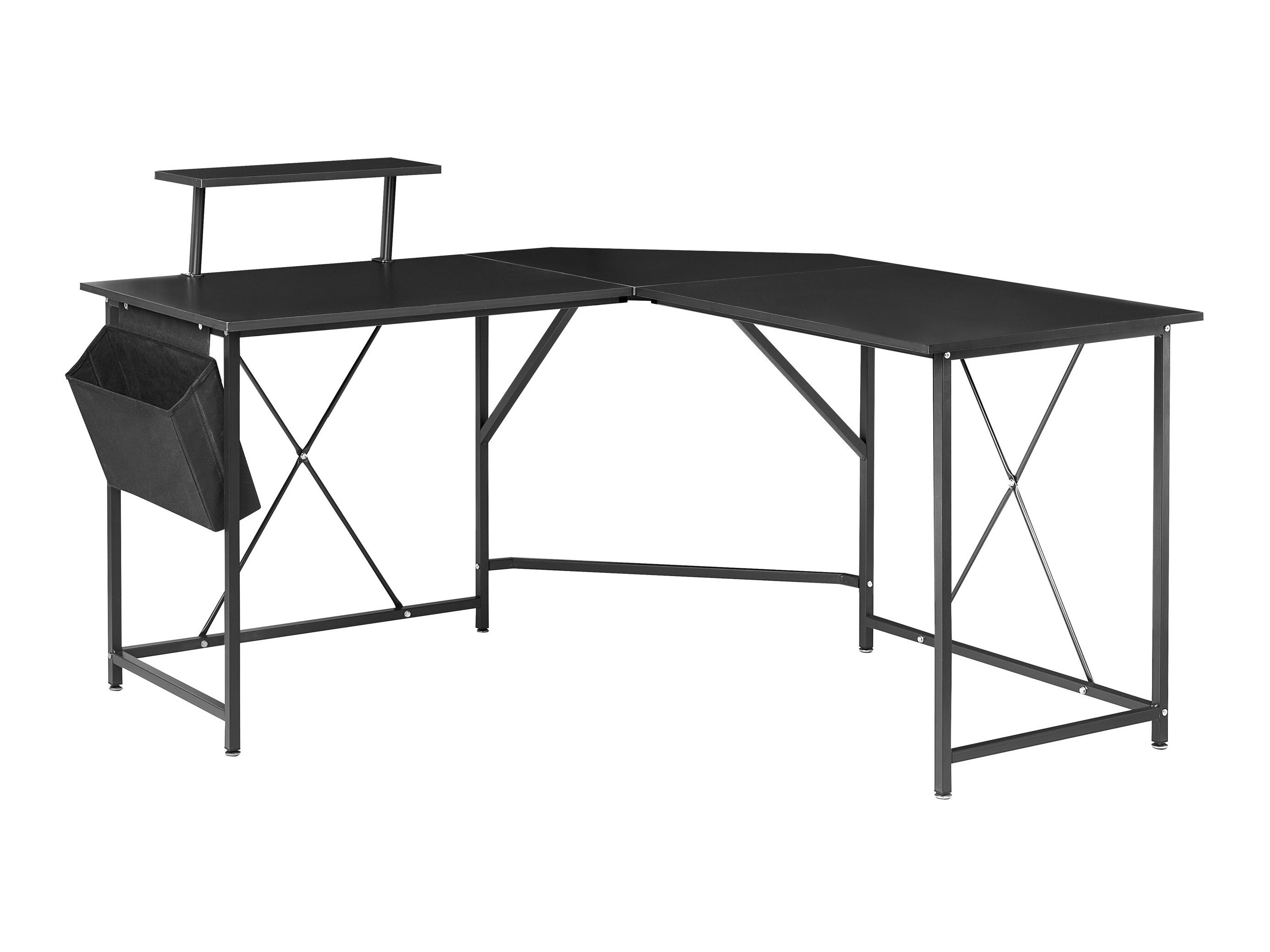 Kotna pisalna miza Berwyn 3218 (Črna)