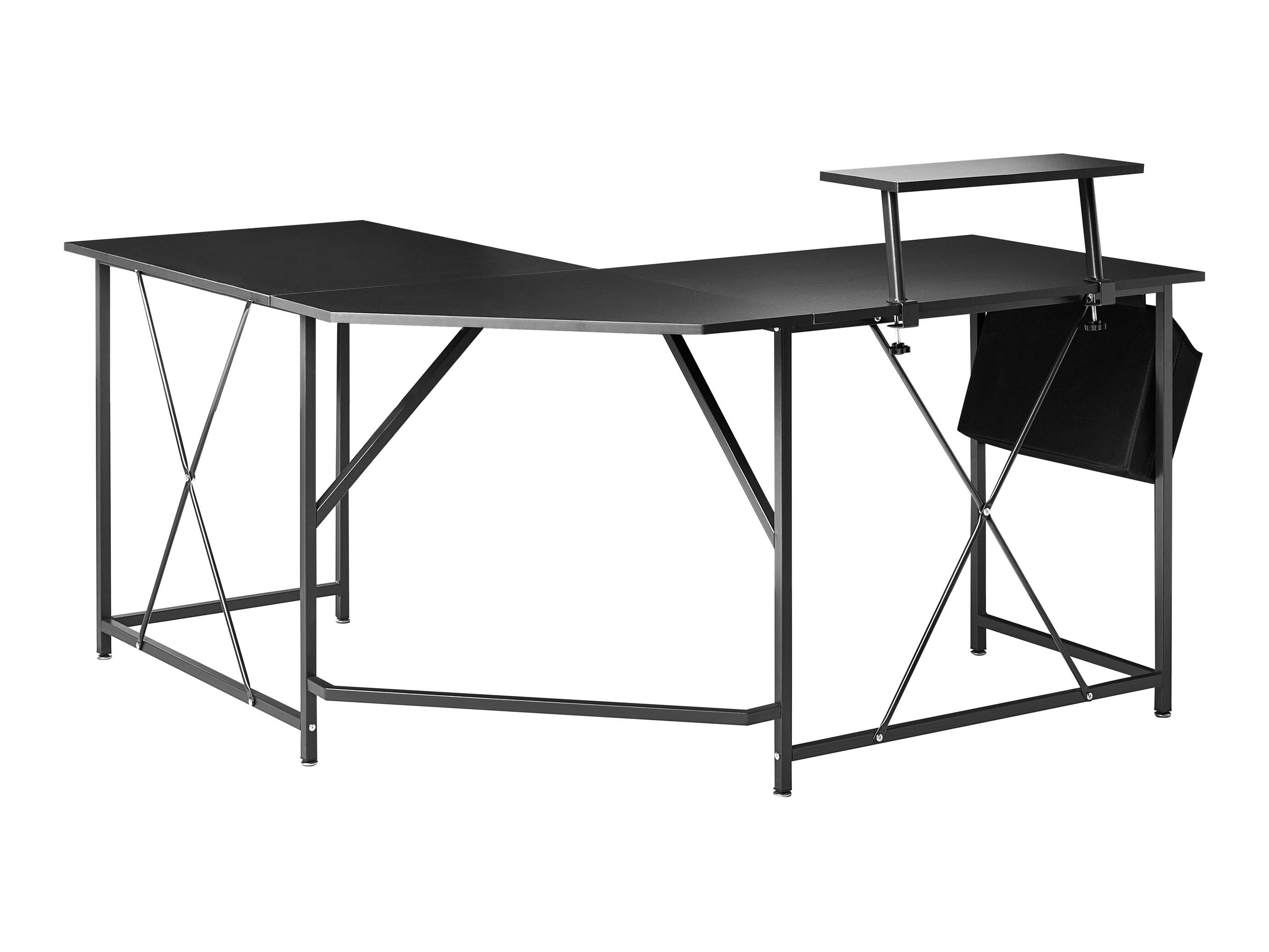 Kotna pisalna miza Berwyn 3218 (Črna)