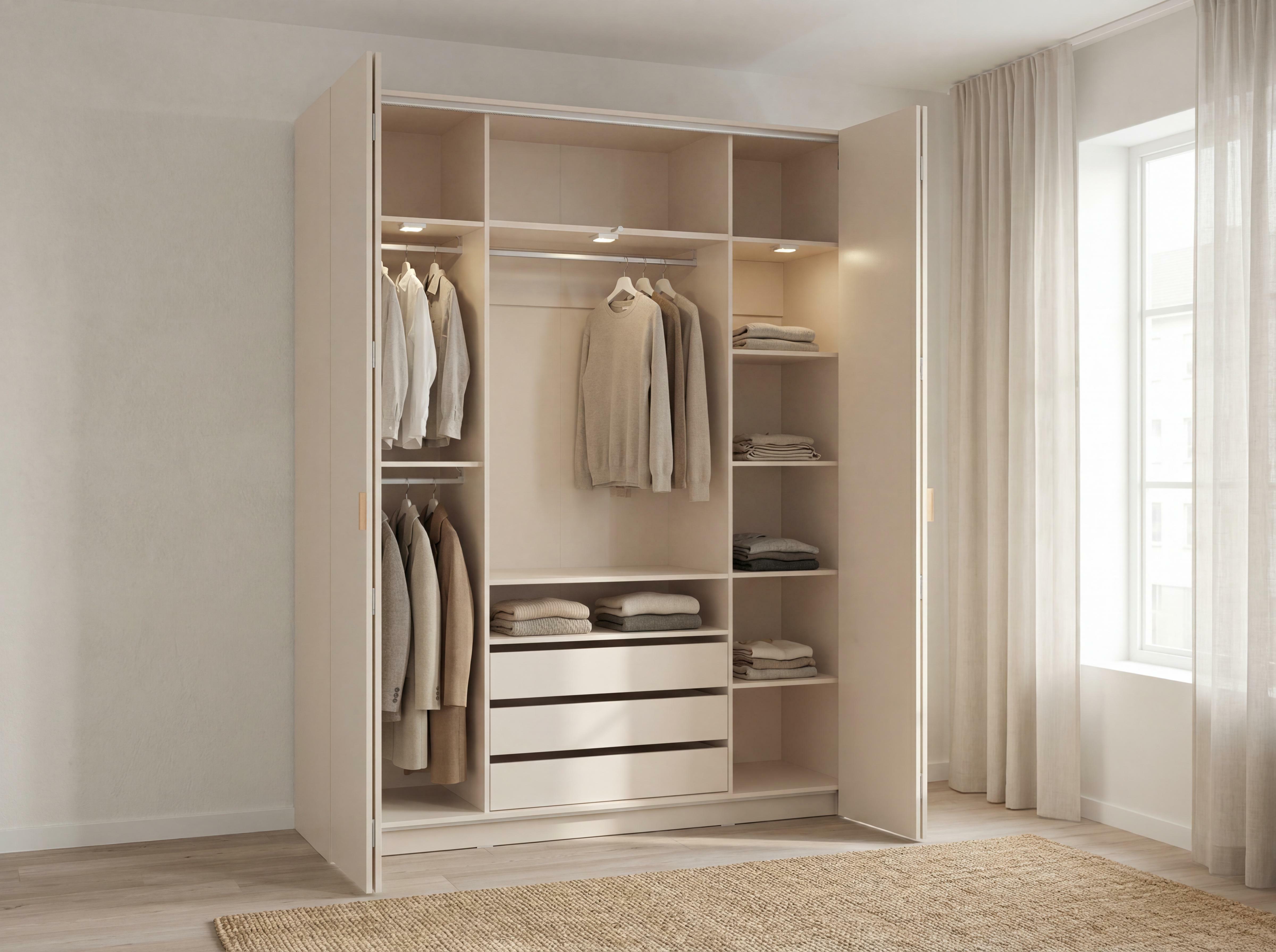 Garderobna omara Veldalo 110 (Lahki hrast)