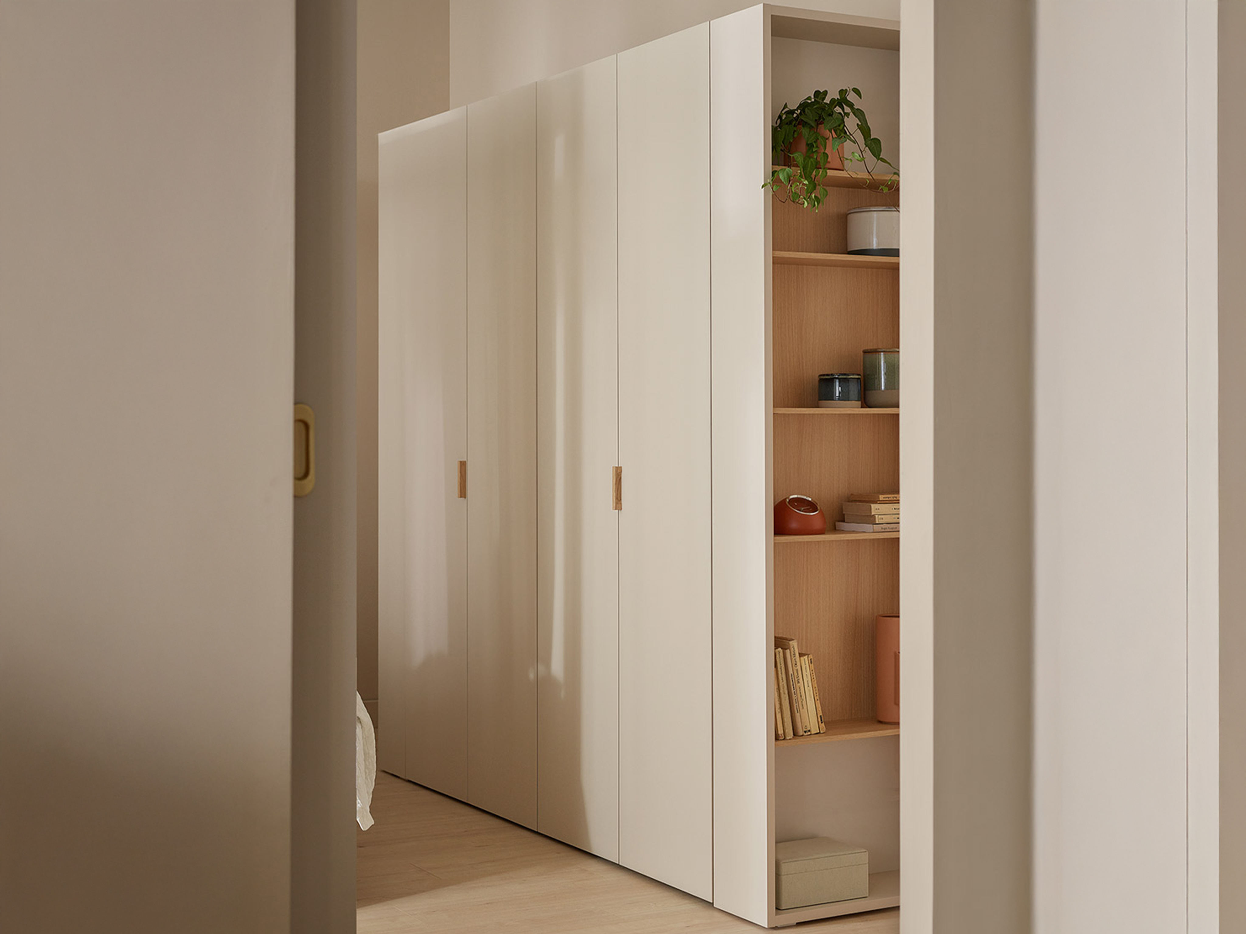 Garderobna omara Veldalo 110 (Lahki hrast)