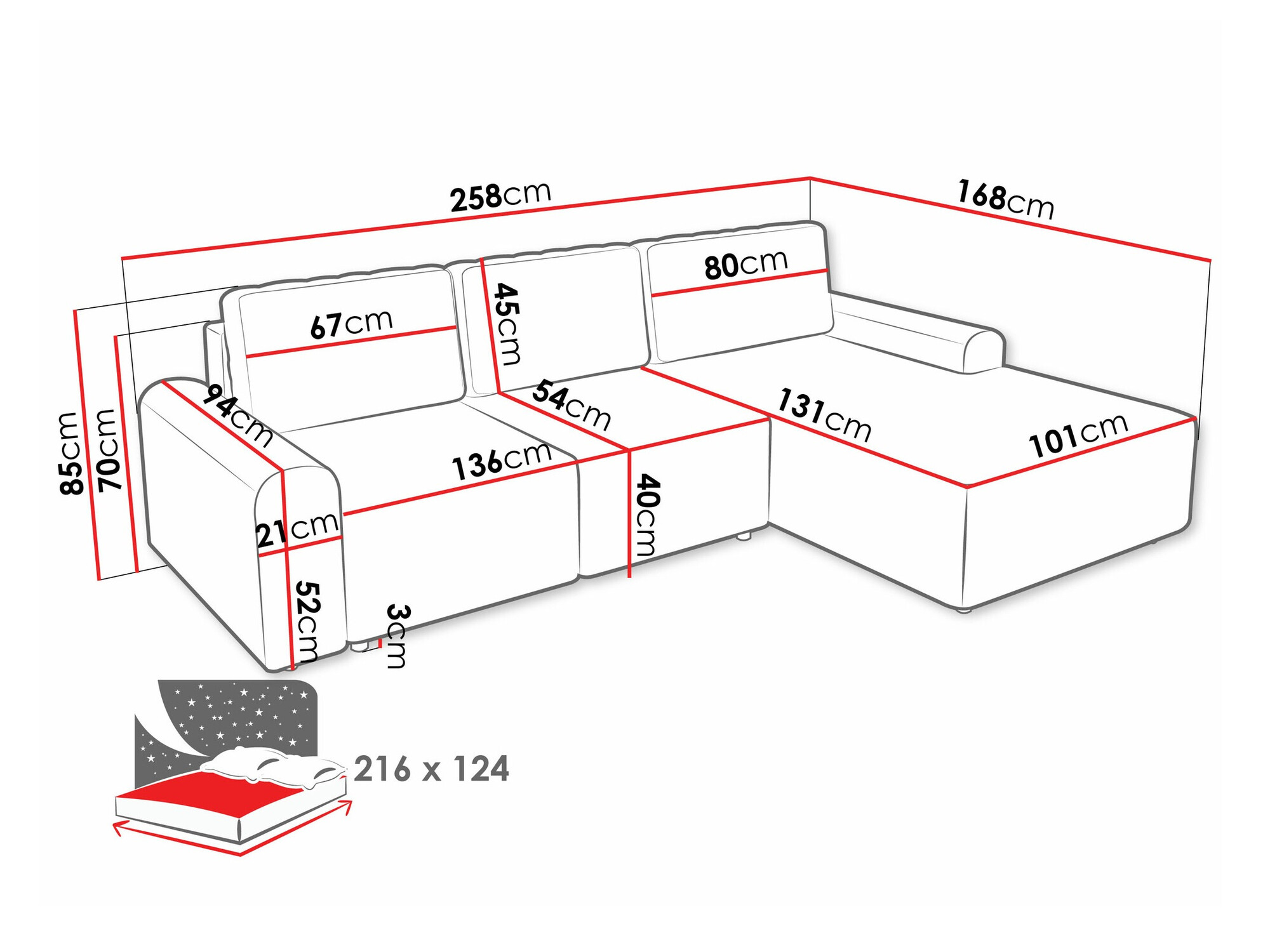 Kotna garnitura SL5405 z manjšimi nepravilnostmi