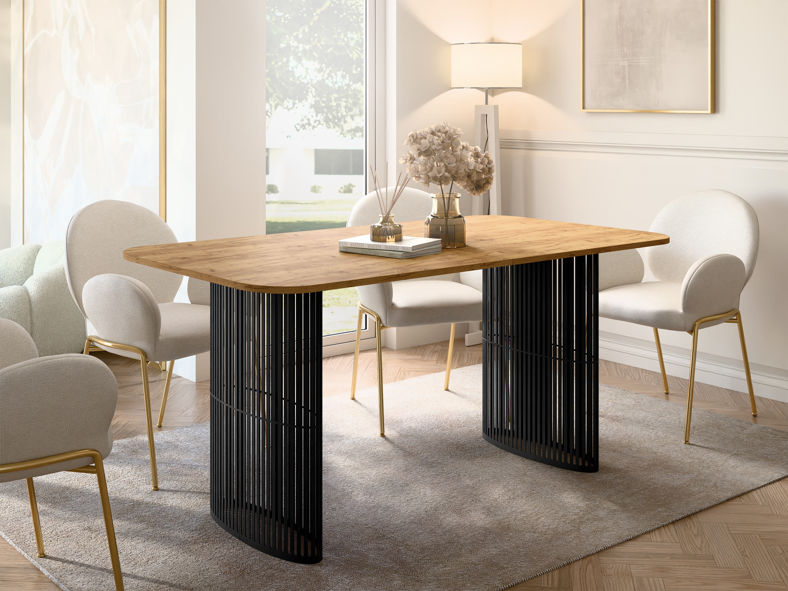 Miza Oswego 163 (Craft zlati hrast)