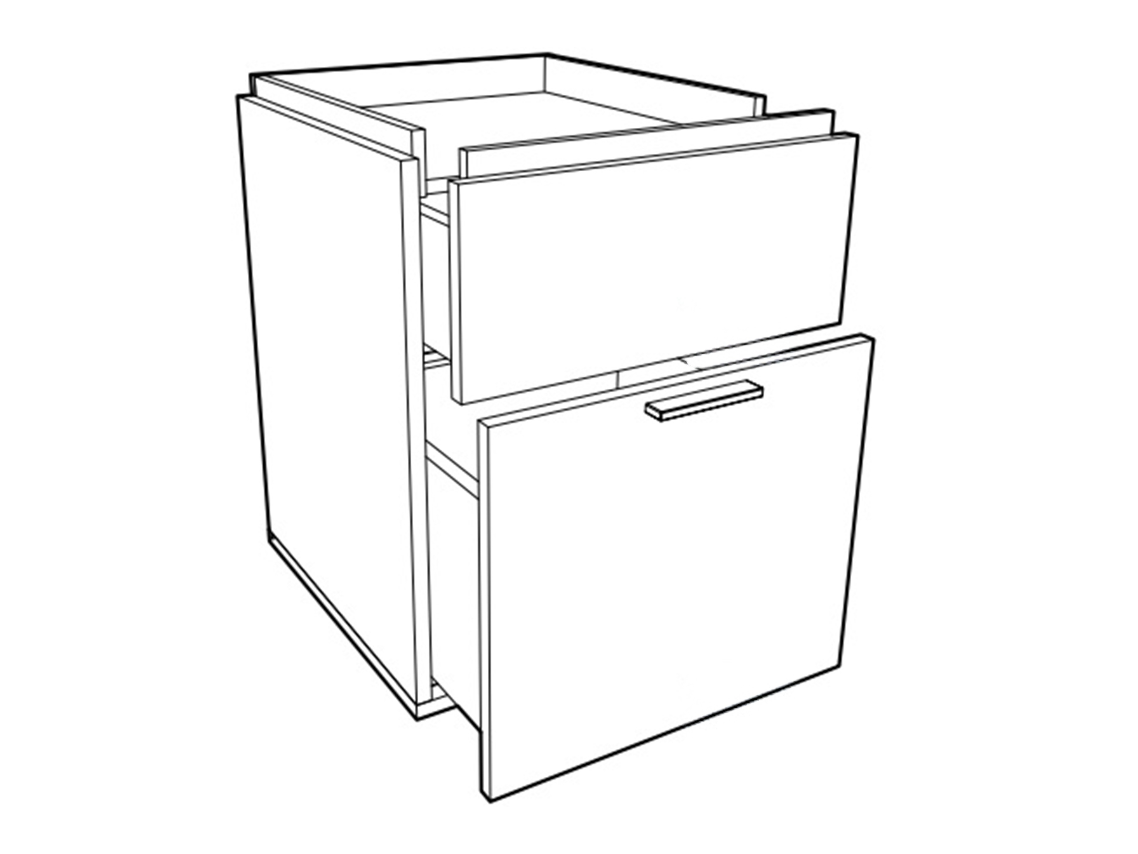 Nočna omarica Veldalo 114 (Lahki hrast)
