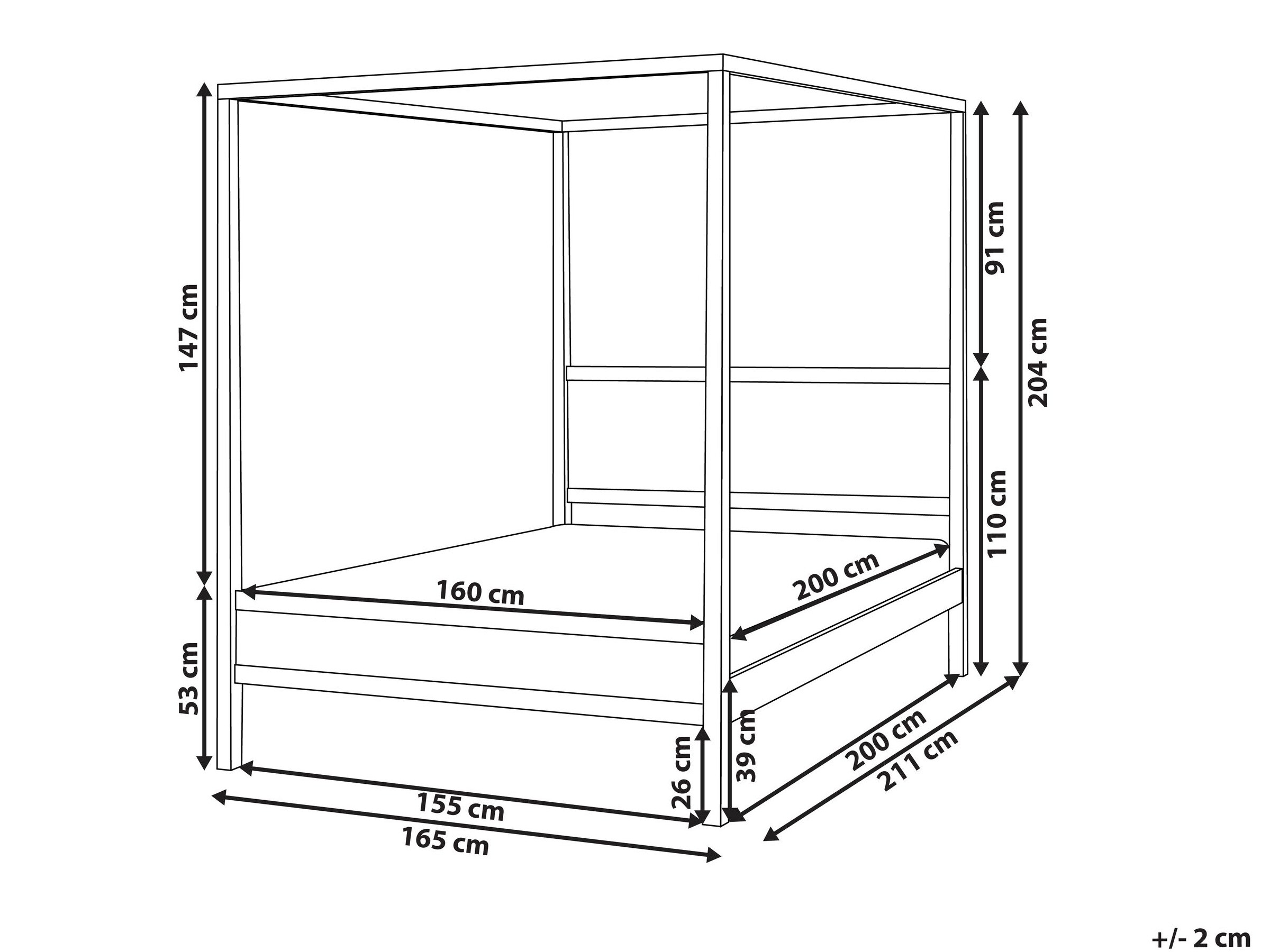 Postelja Berwyn 3221