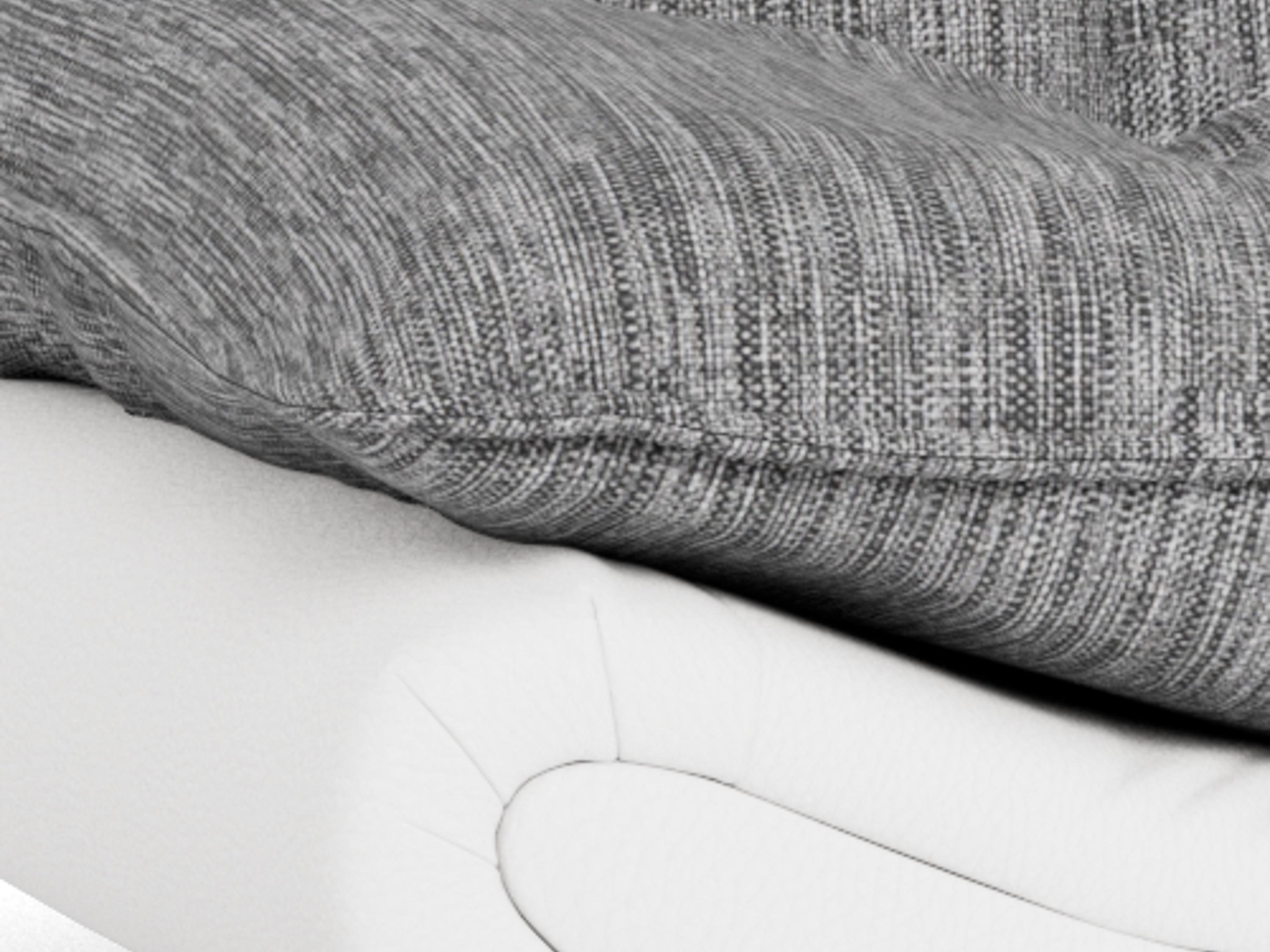 Raztegljiv kavč Norsica 228 (Bela + Svetlo siva)