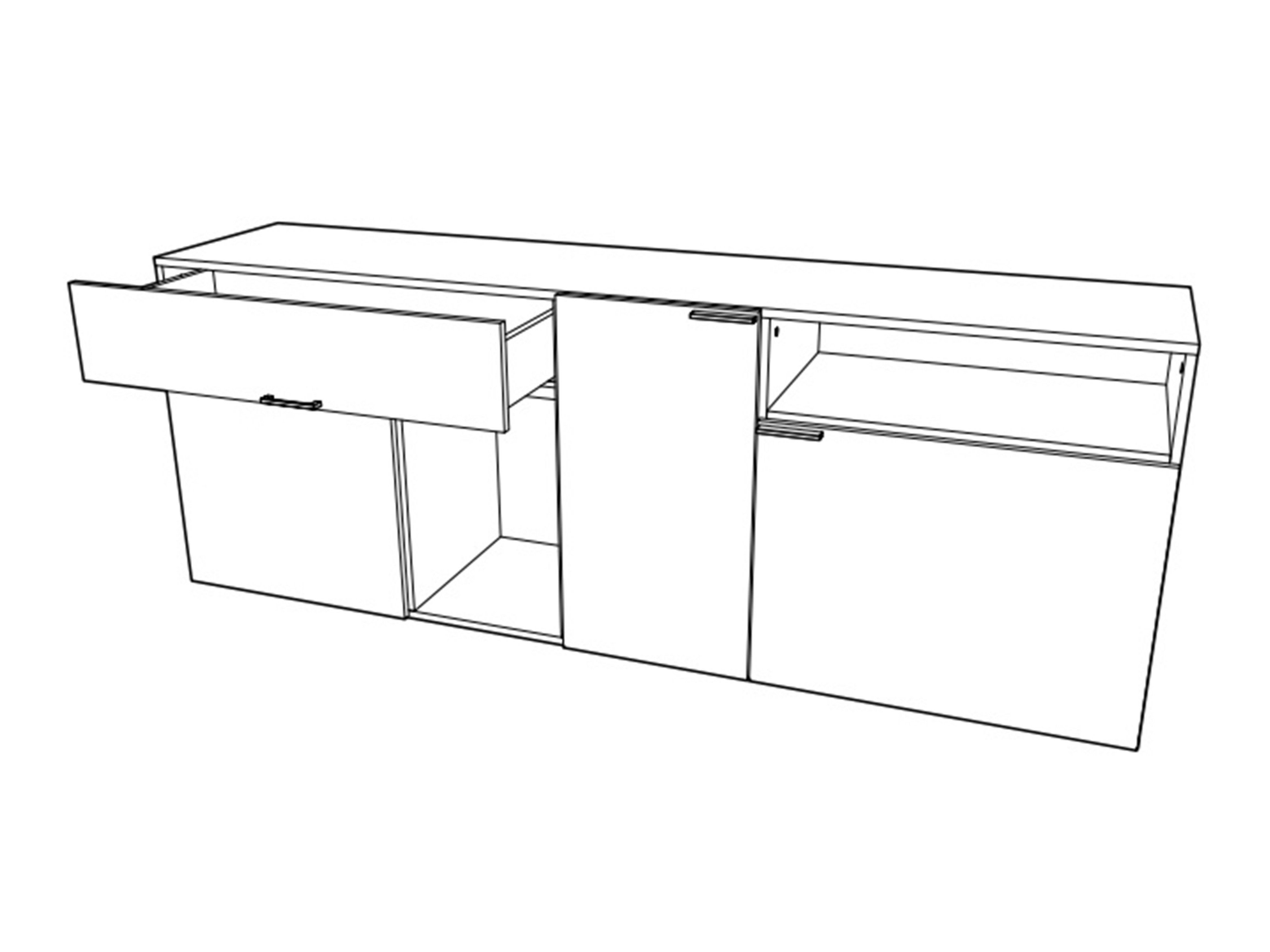 Komoda Veldalo 122 (Lahki hrast)