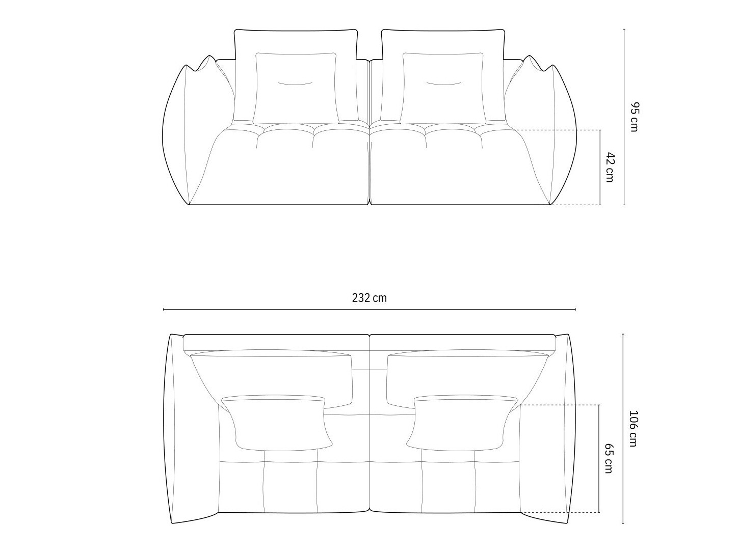 Modularni kavč Benorli 100 (Casino Terraotroška posteljicata)