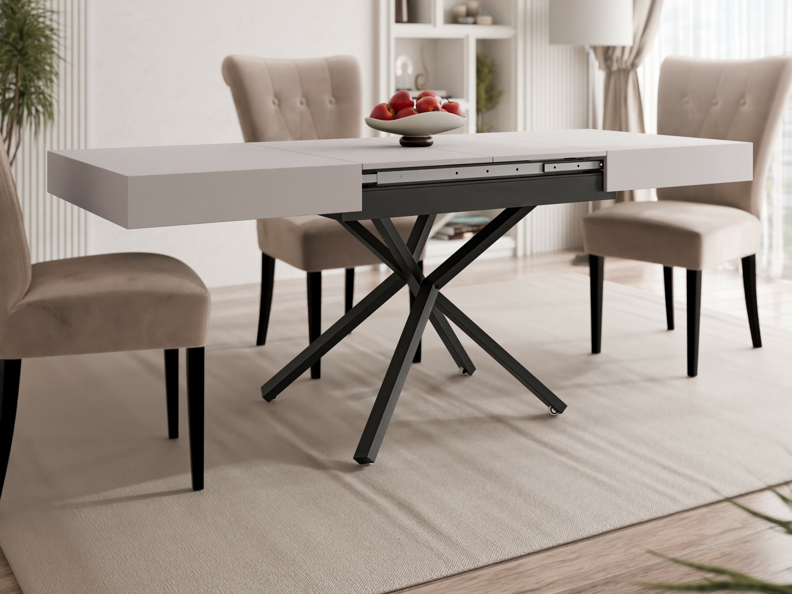 Raztegljiva klubska mizica Oswego 176 (Kašmir)