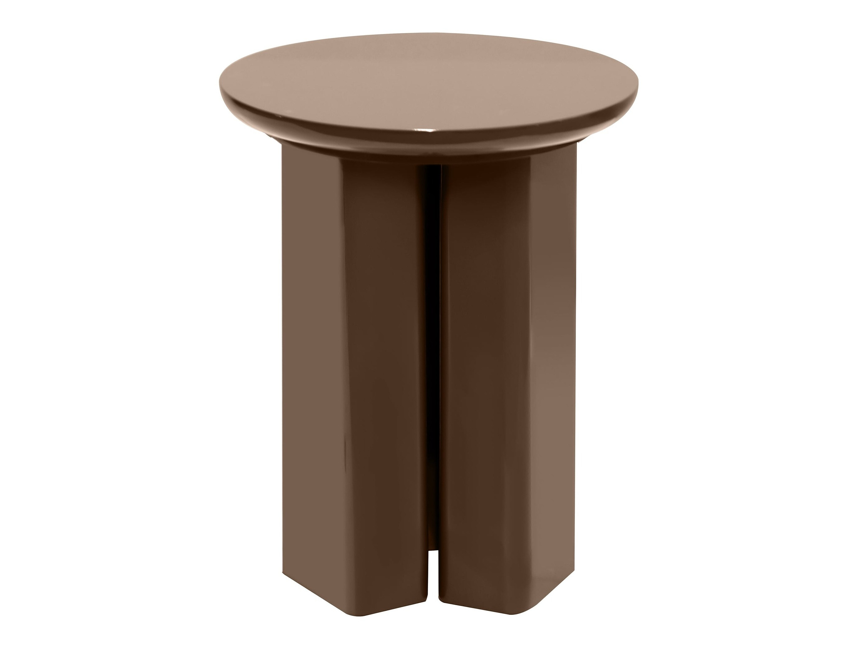 Stranska mizica Burleson 579 (Sijaj rjava)