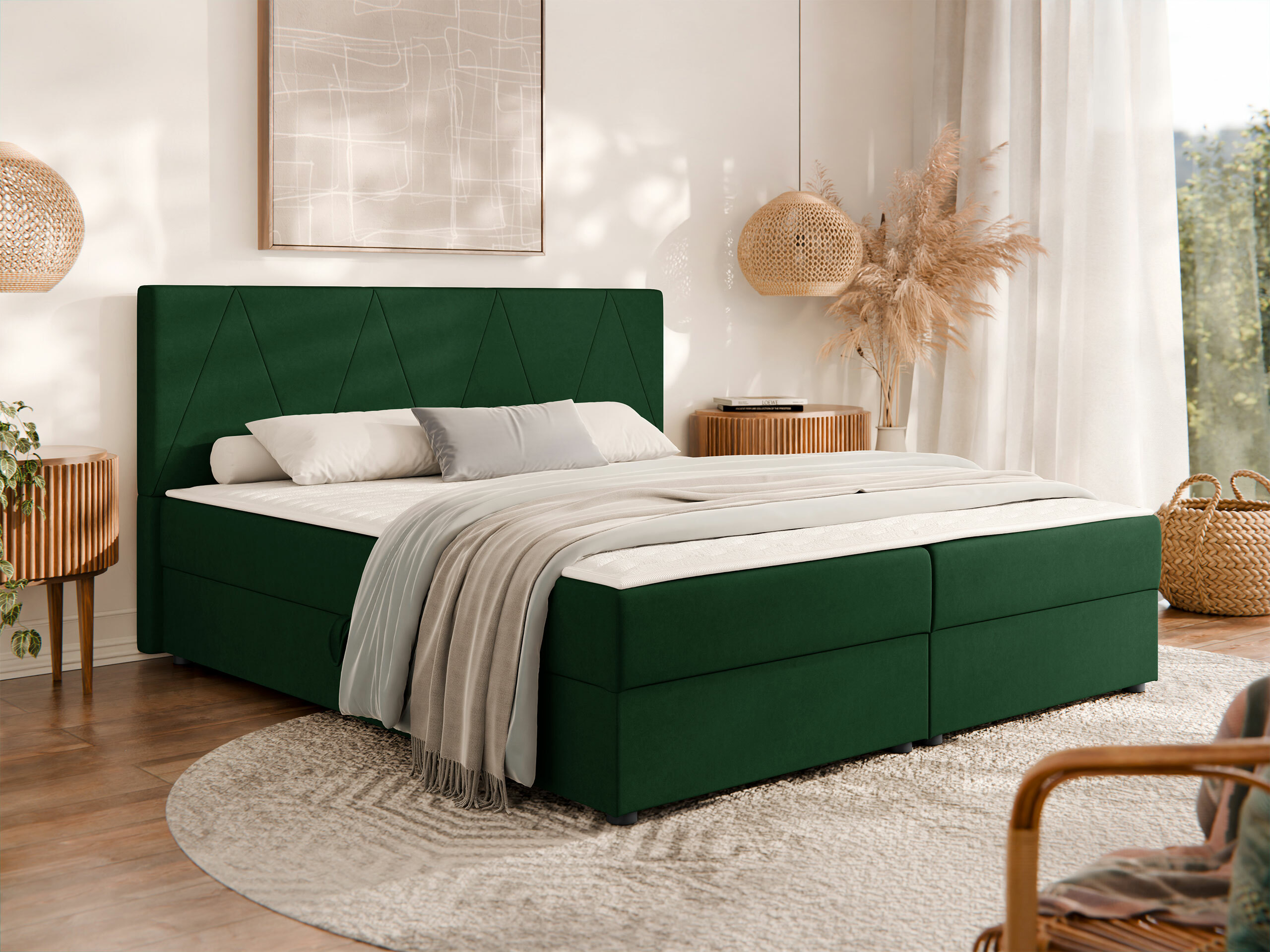 Boxspring postelja Memphis 116 (Itaka 10)