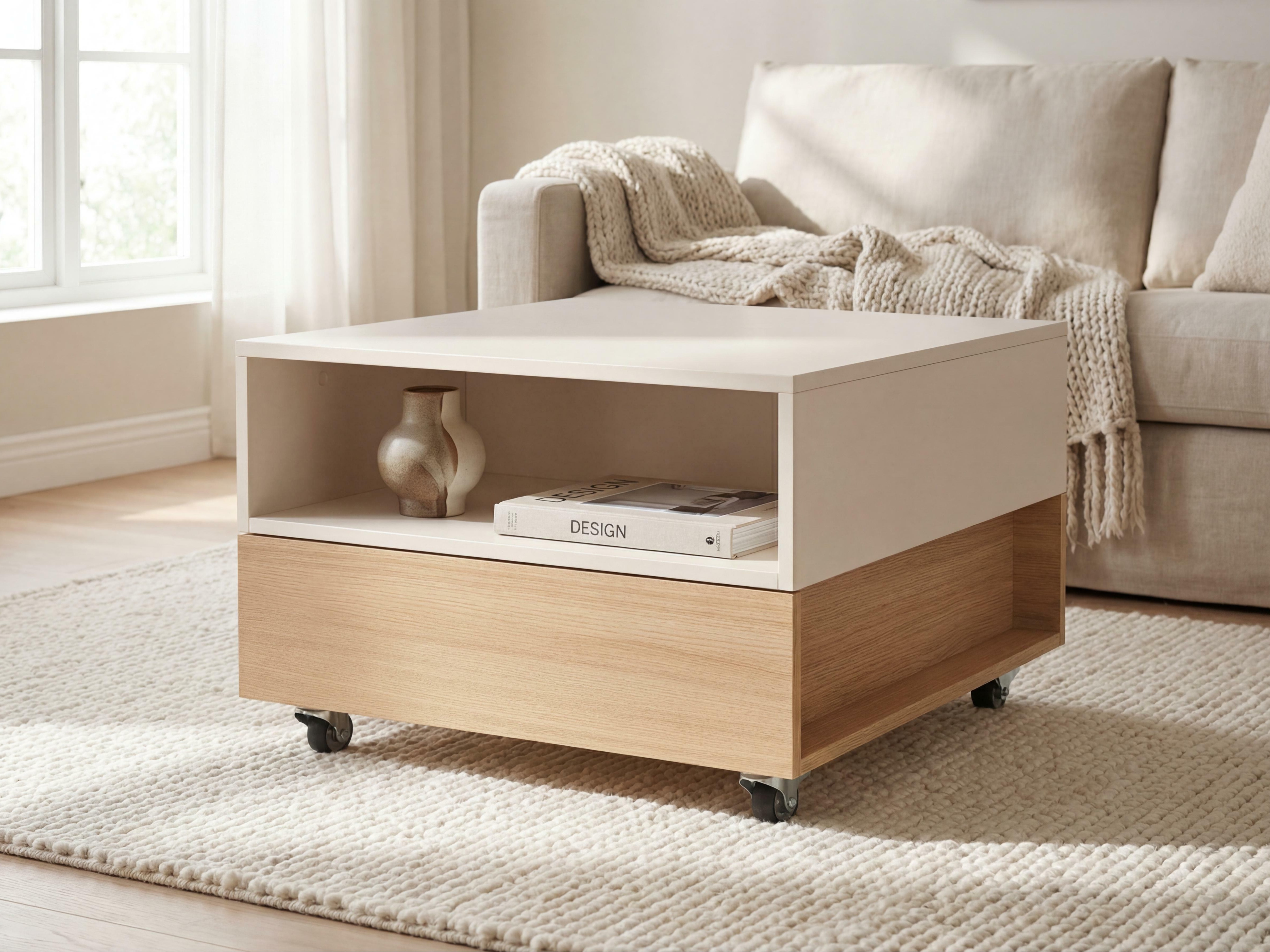 Klubska mizica Veldalo 125 (Lahki hrast)