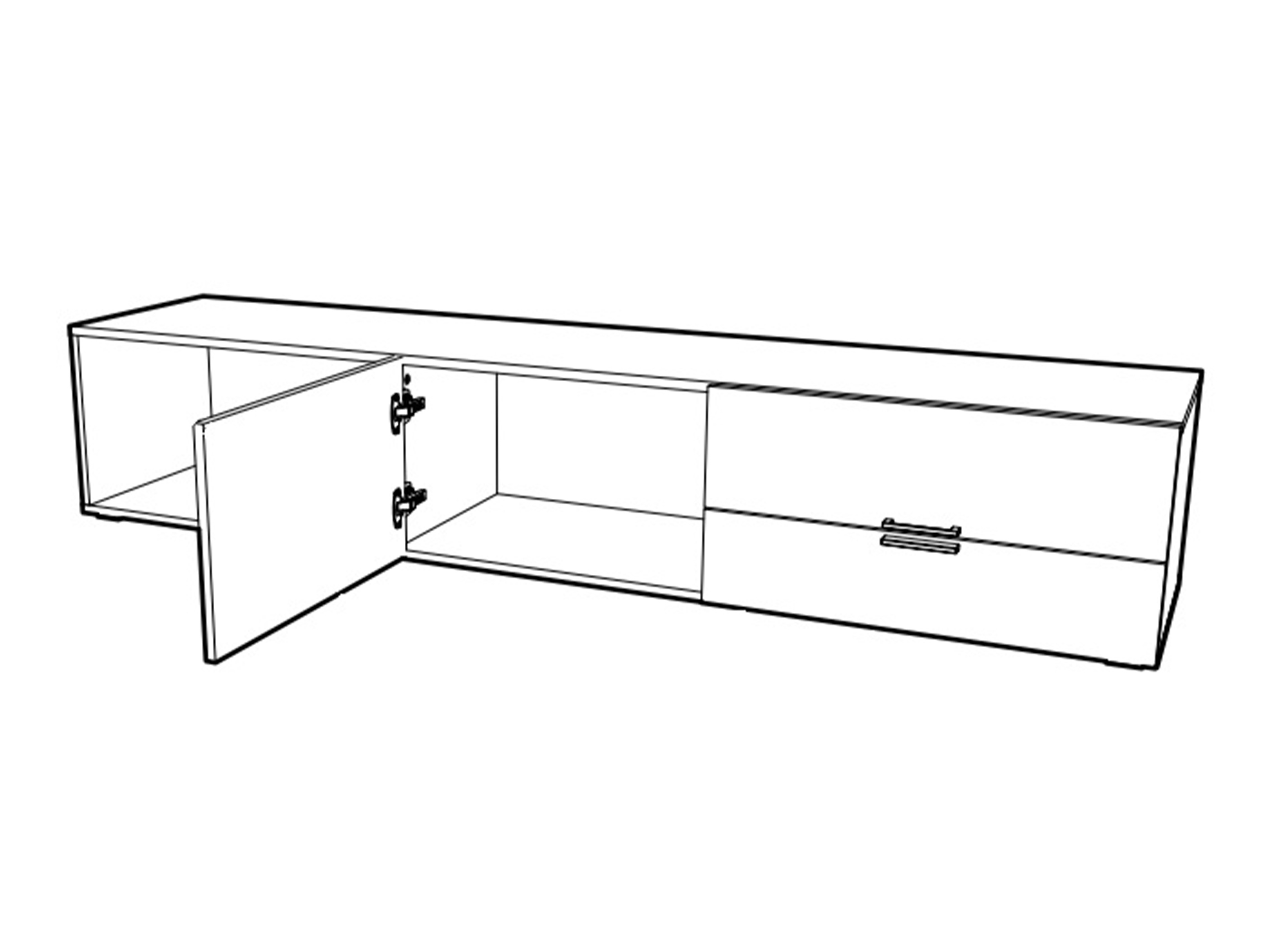 TV-omarica Veldalo 123 (Lahki hrast)