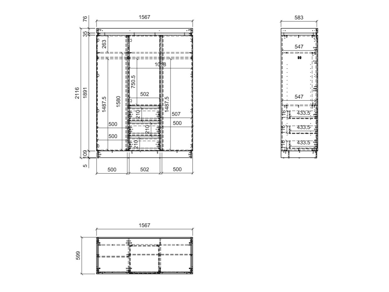 Garderobna omara Numeri 117